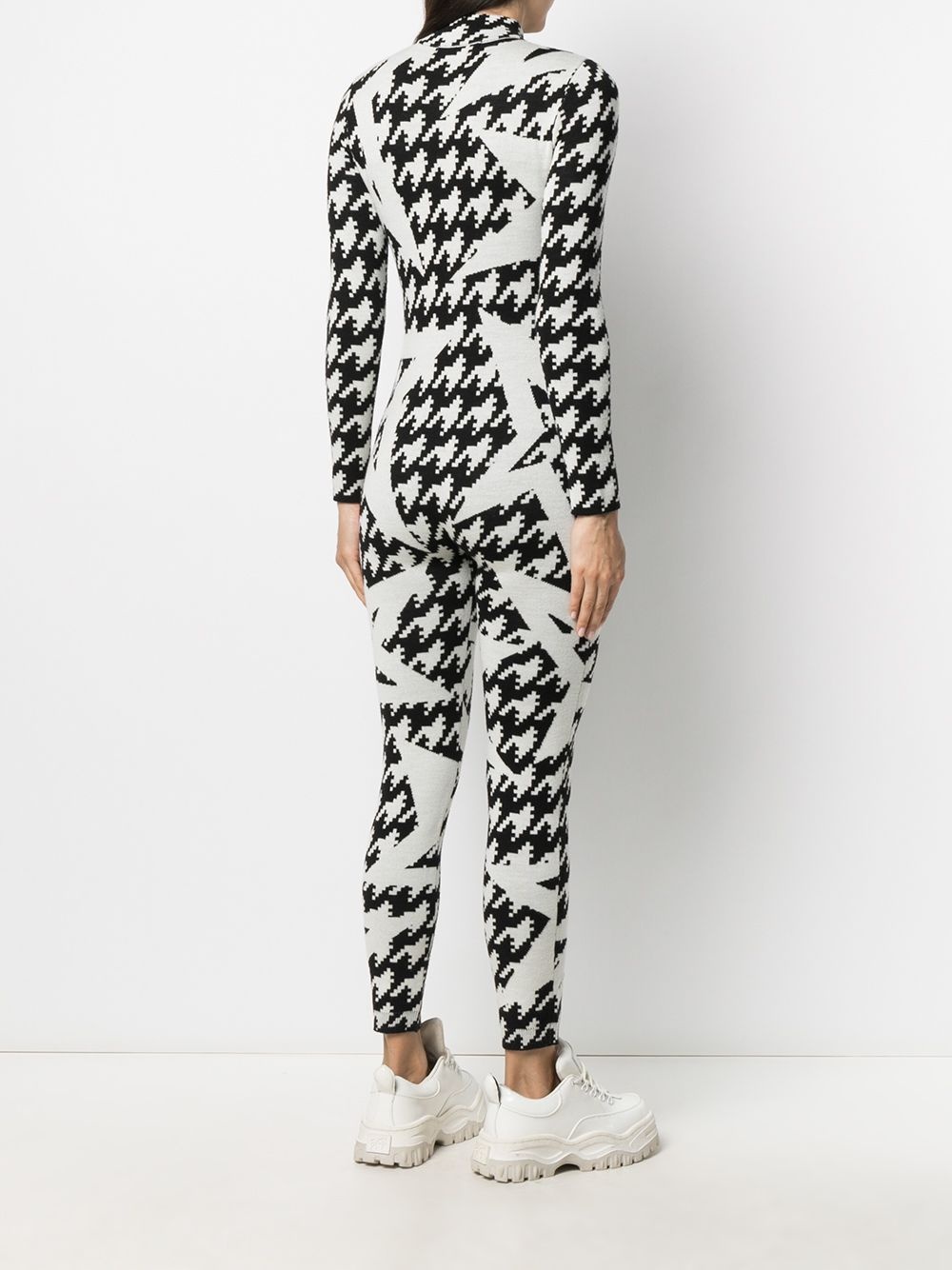star motif knitted jumpsuit - 4