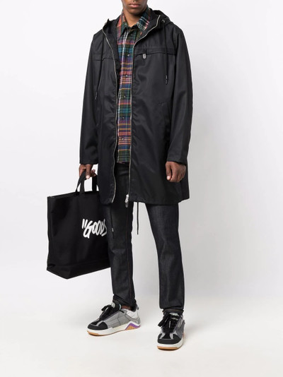 Off-White embroidered logo raincoat outlook