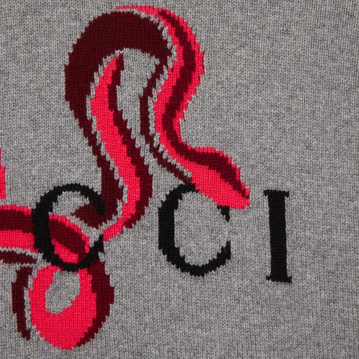 Wool cashmere sweater with intarsia - 7