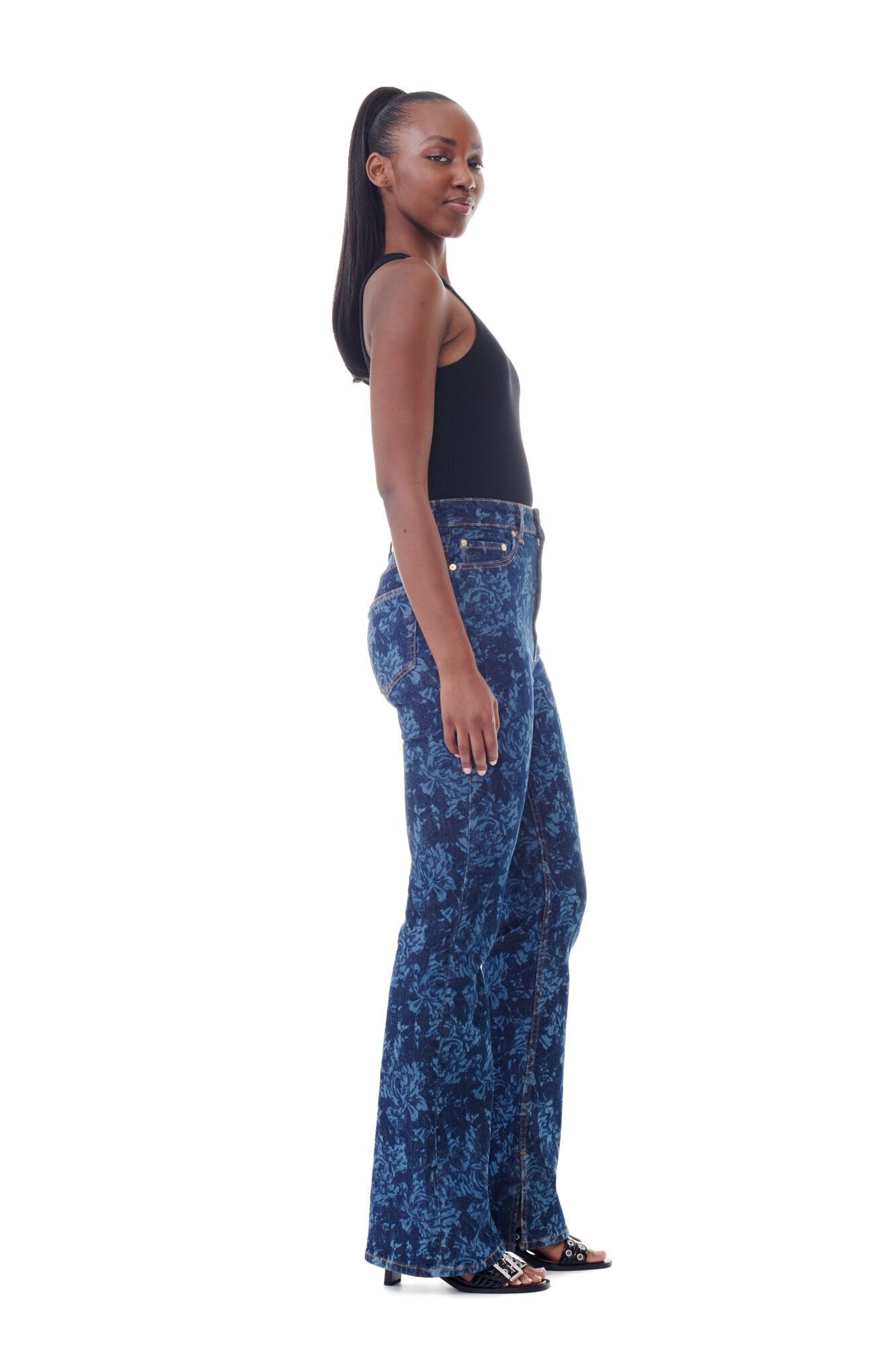 LAZER BOOTCUT SLIT IRY JEANS - 4