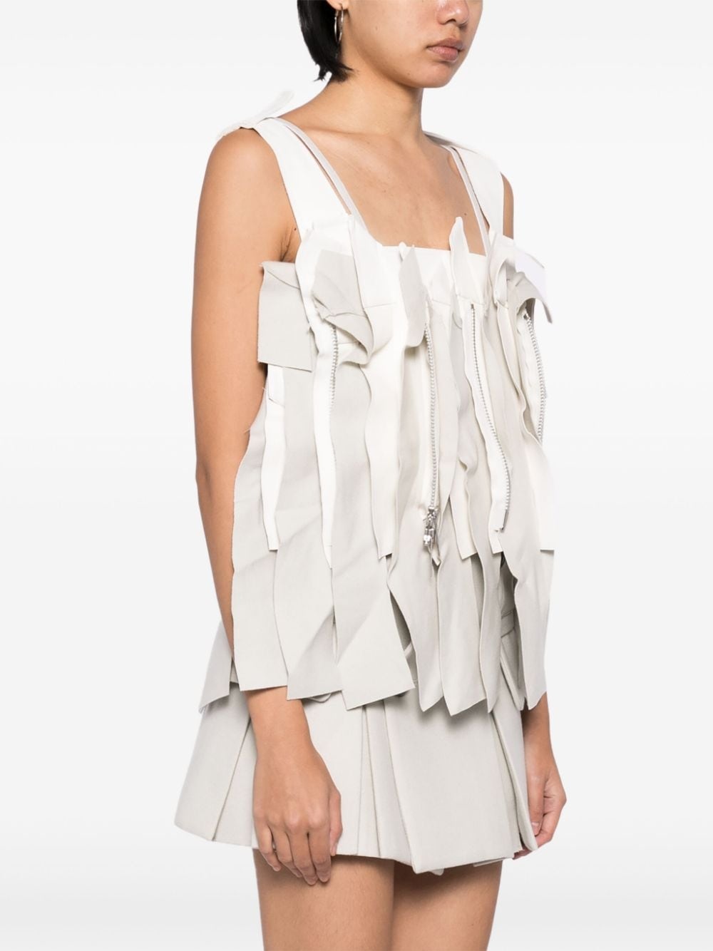 layered design tank top - 3