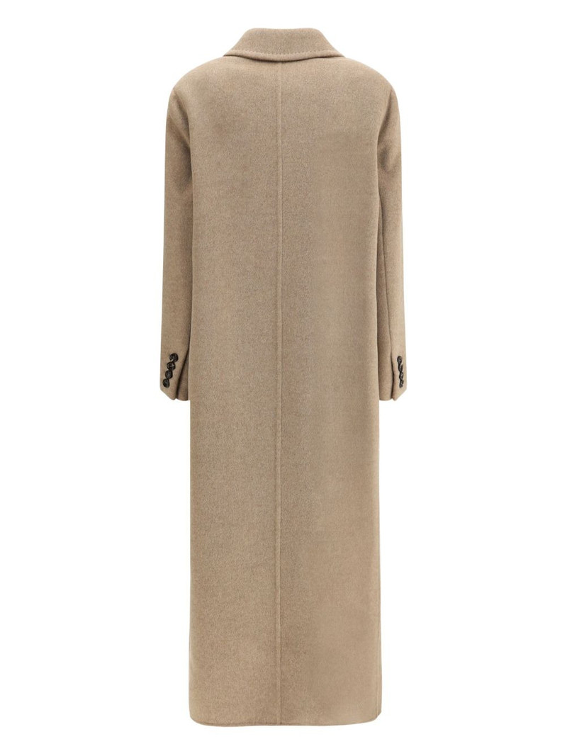 Max Mara double-breasted drap coat outlook