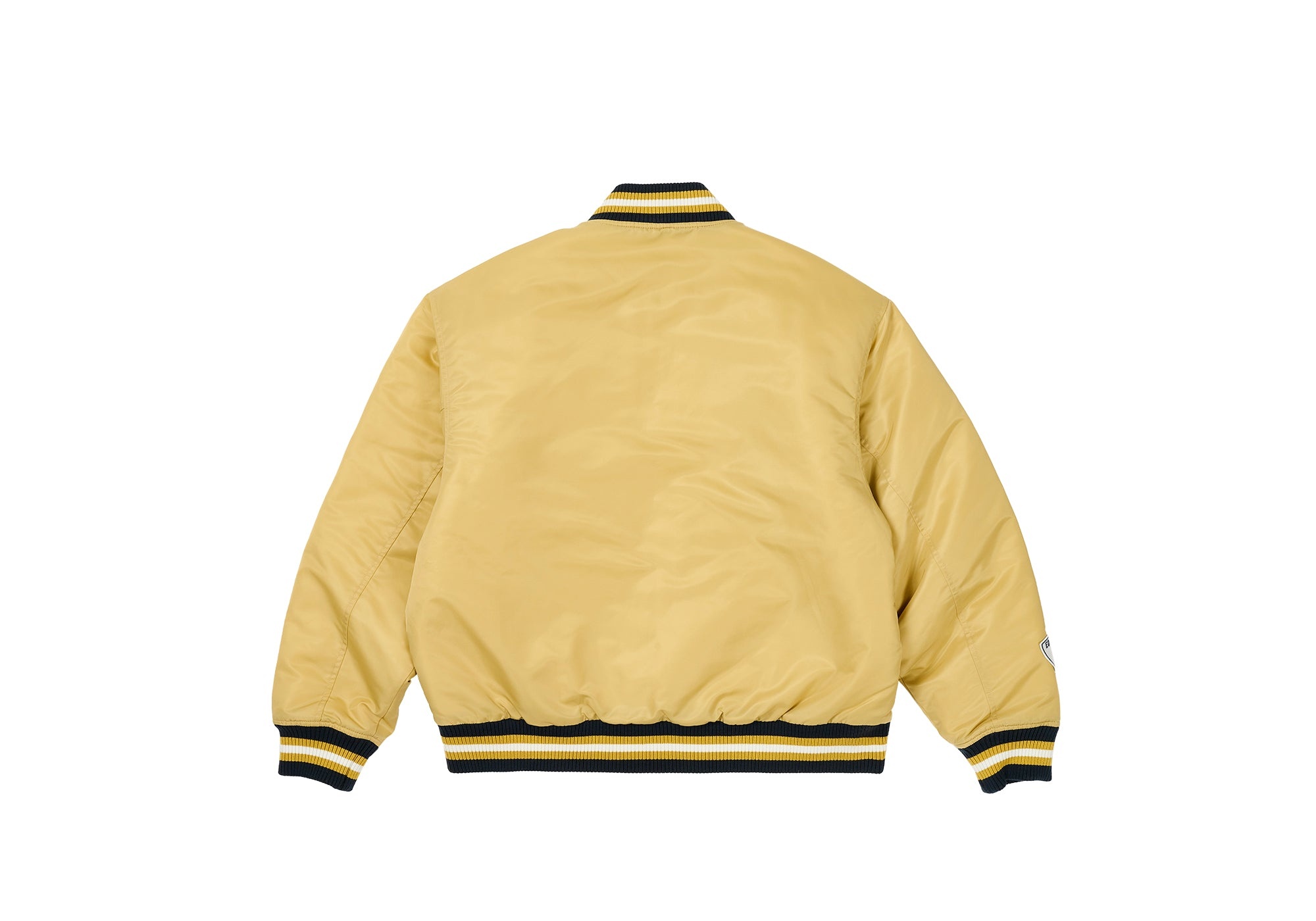 SATIN THE ARENA JACKET GOLD - 3