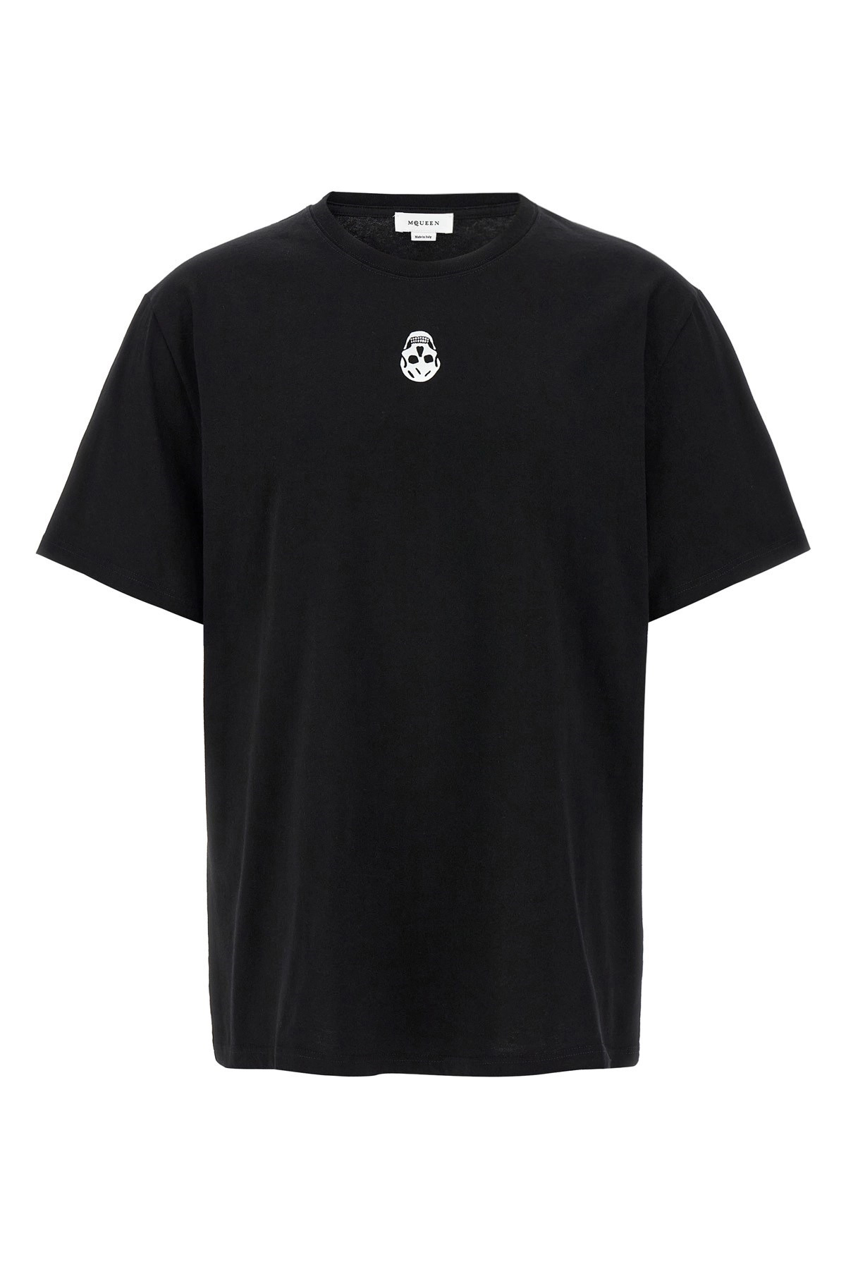 Flocked 'Skull' T-shirt - 1