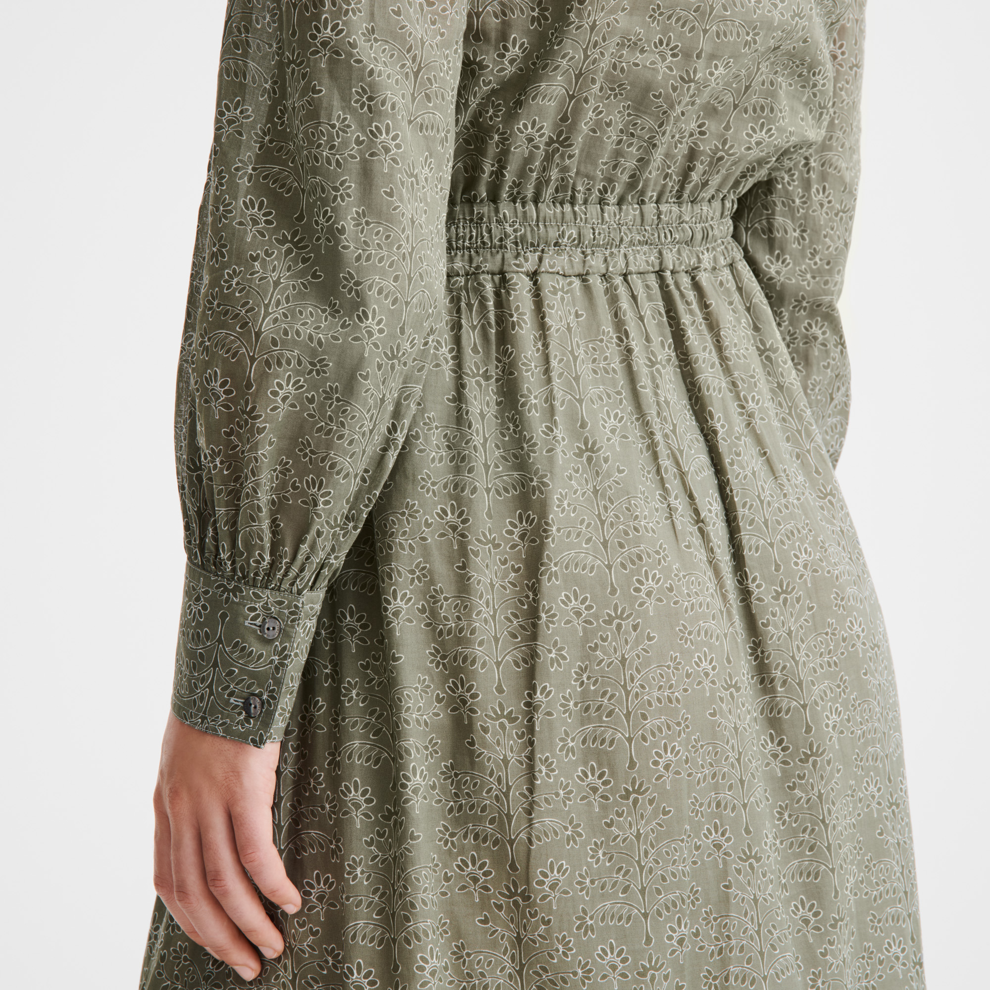 Long dress Laurel - Printed veil - 5