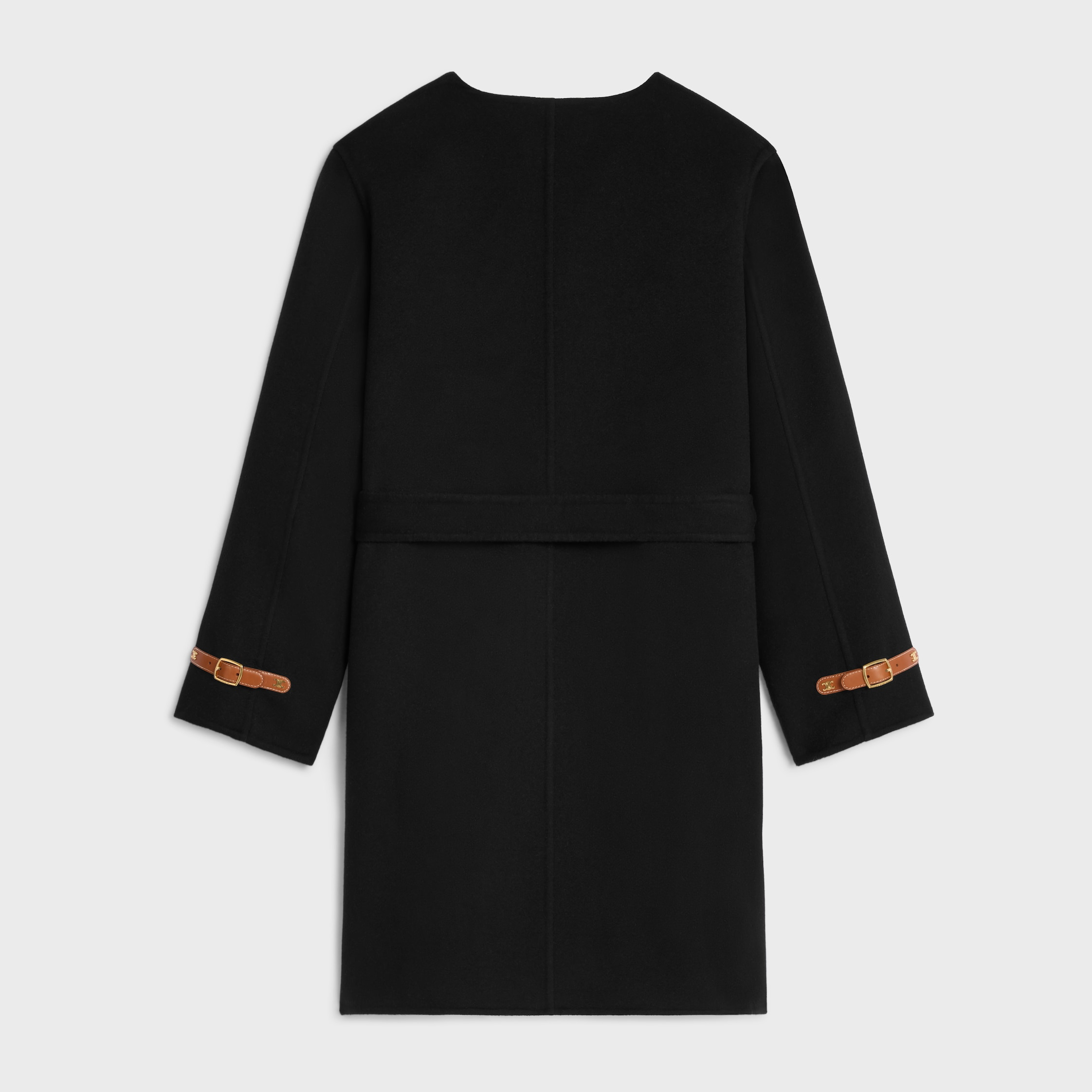 bathrobe coat in double face cashmere - 2