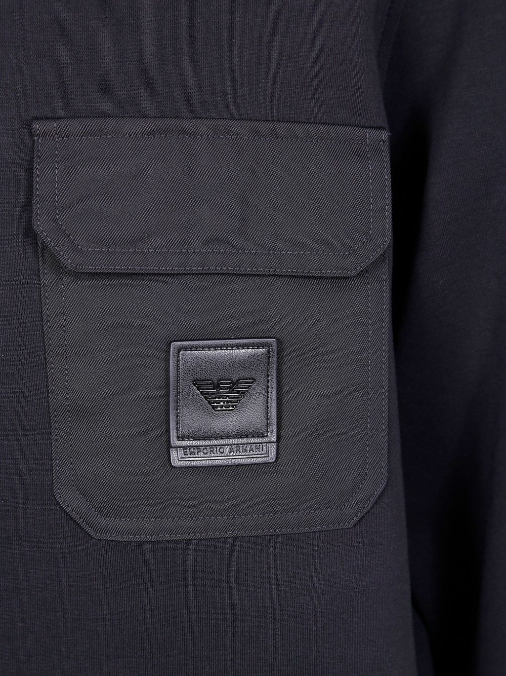 patch-pocket sweatshirt - 3