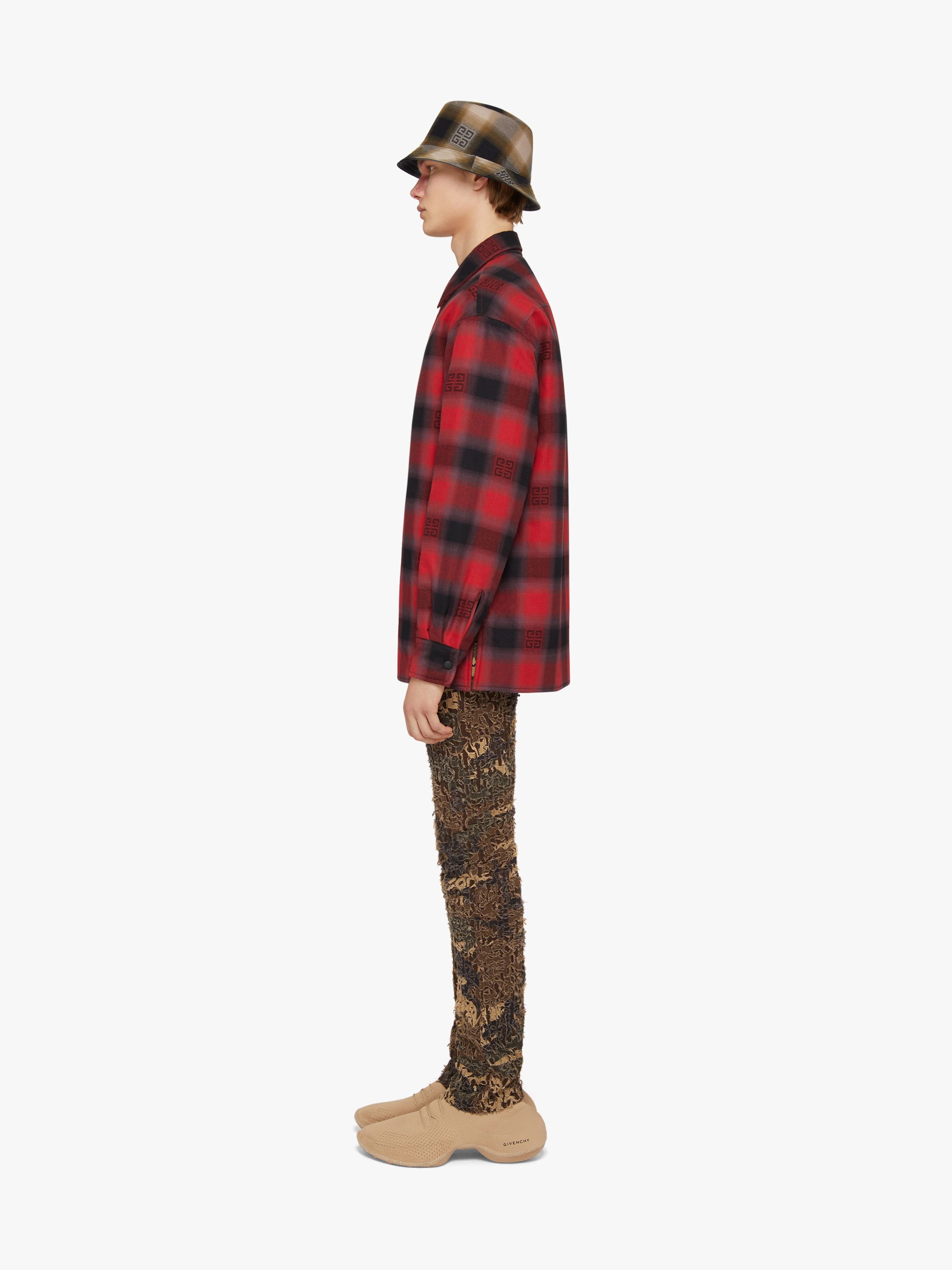 OVERSHIRT IN 4G CHECKED QUILTED FLANNEL - 3