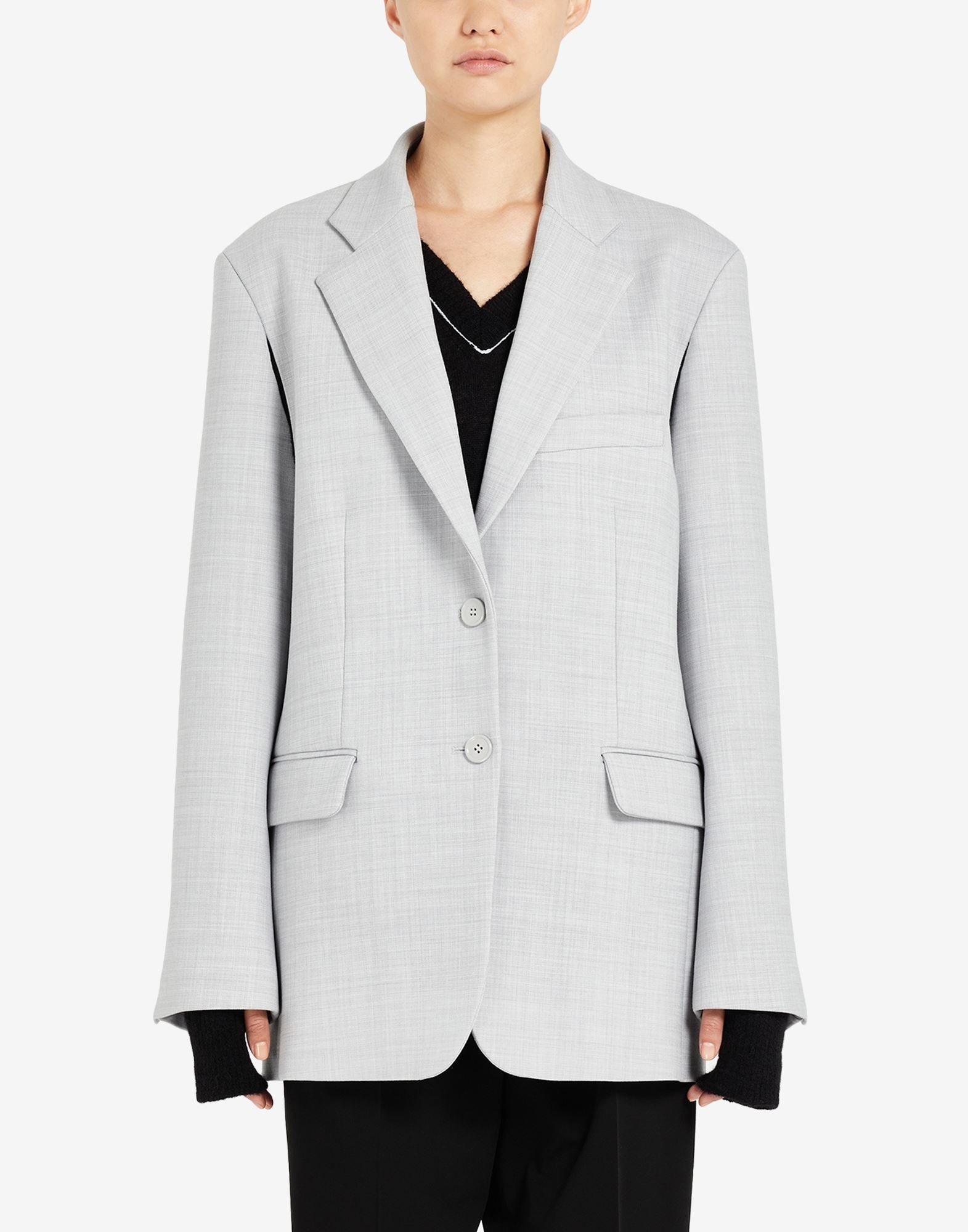 Techno wool blazer - 5