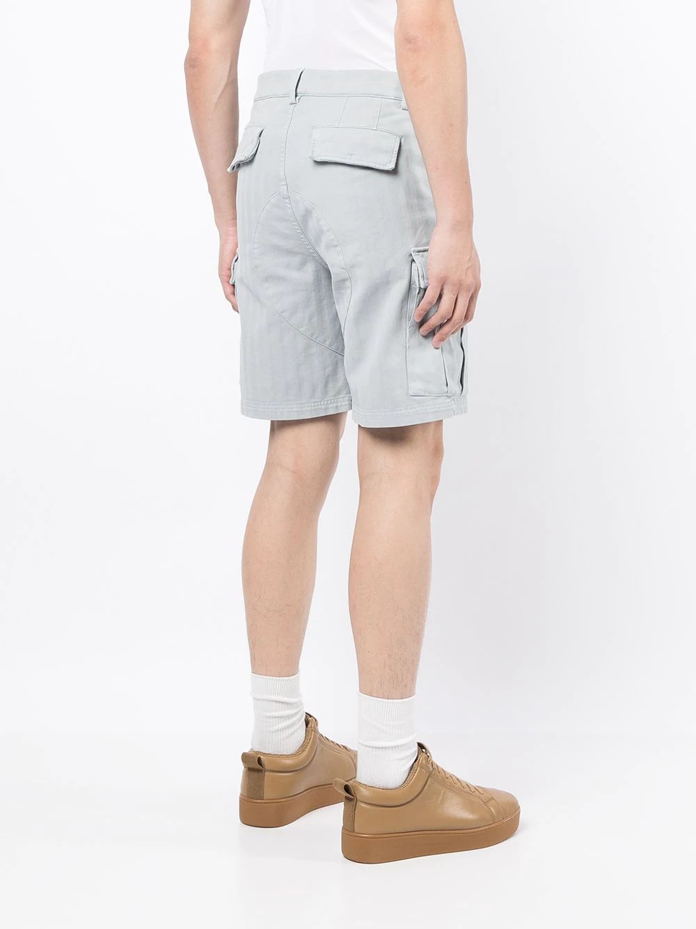 striped cargo shorts - 4