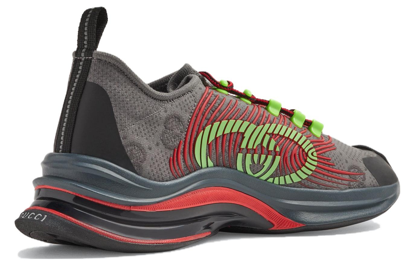 GUCCI｜SNEAKERS (756885 USN10 1147) GUCCI Gucci Run trainer with Interlocking G 'Dark Grey
