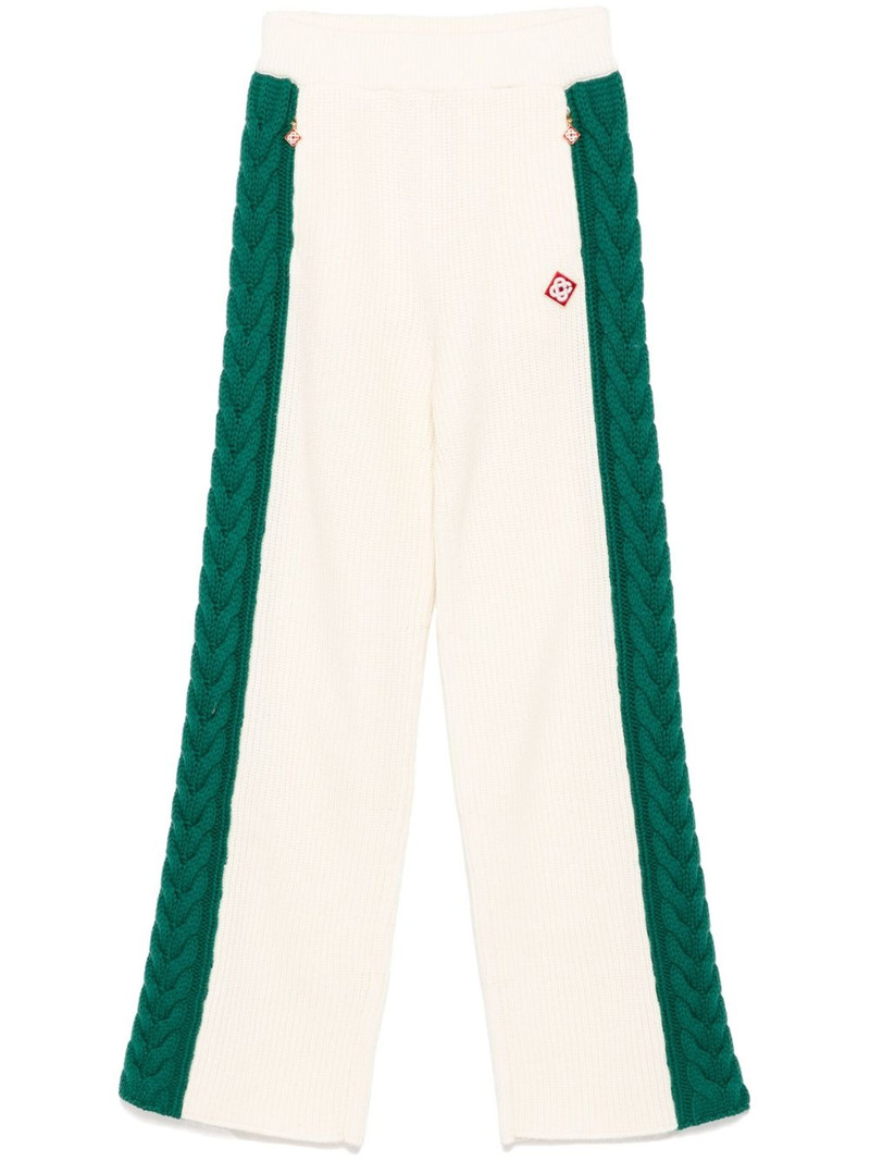 cable-knit trousers 1