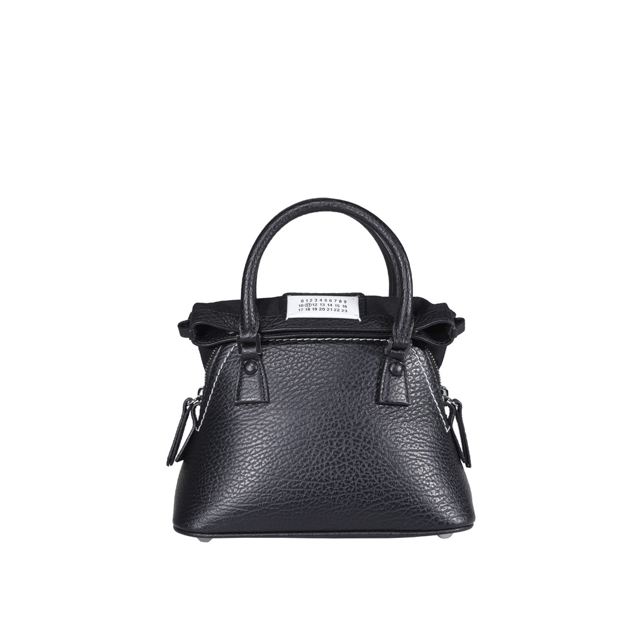 black leather mini 5ac shoulder bag - 1