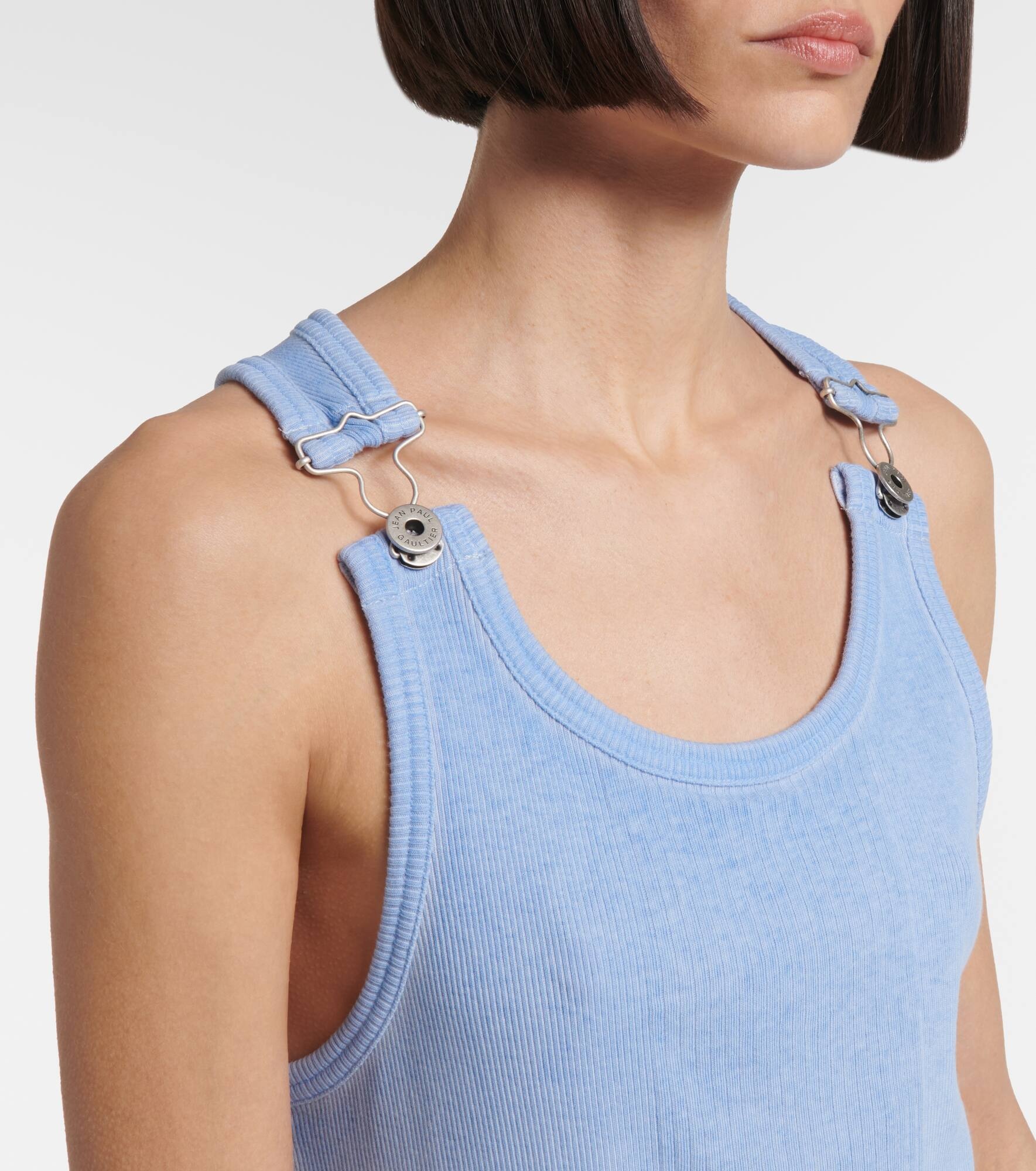 The Straps cotton tank top - 4