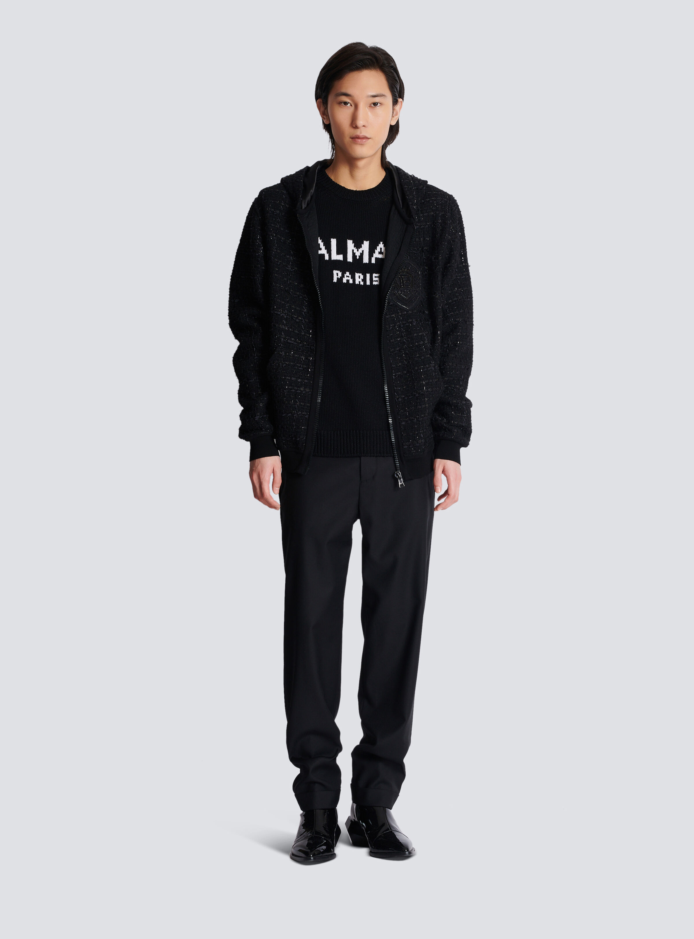 Wool Balmain Paris jumper - 2