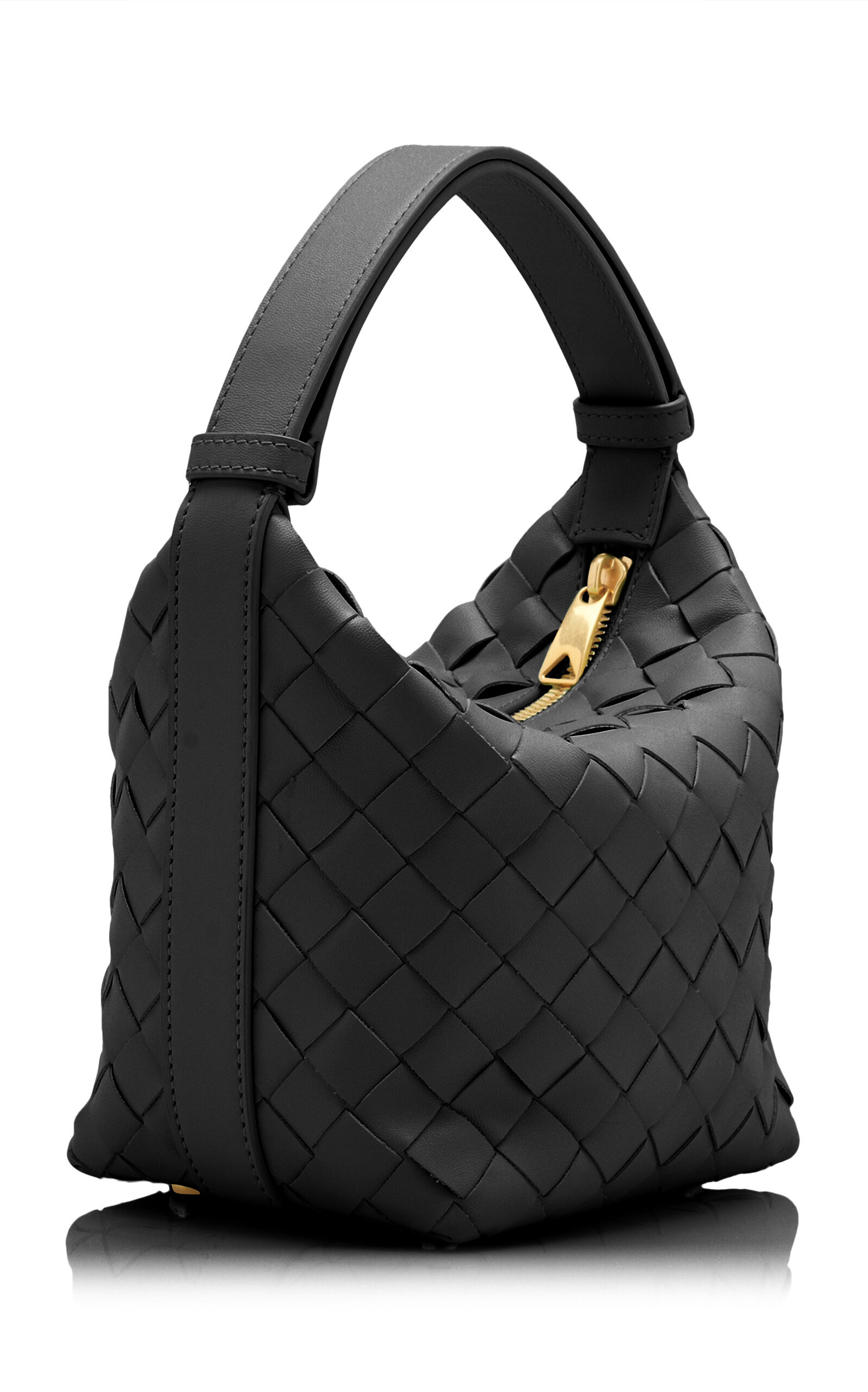 Candy Wallace Intrecciato Leather Bag black - 4