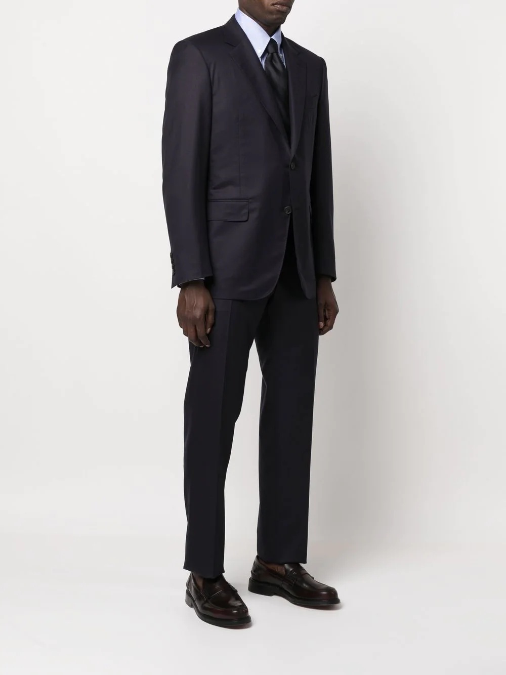 single-breasted wool suit - 3