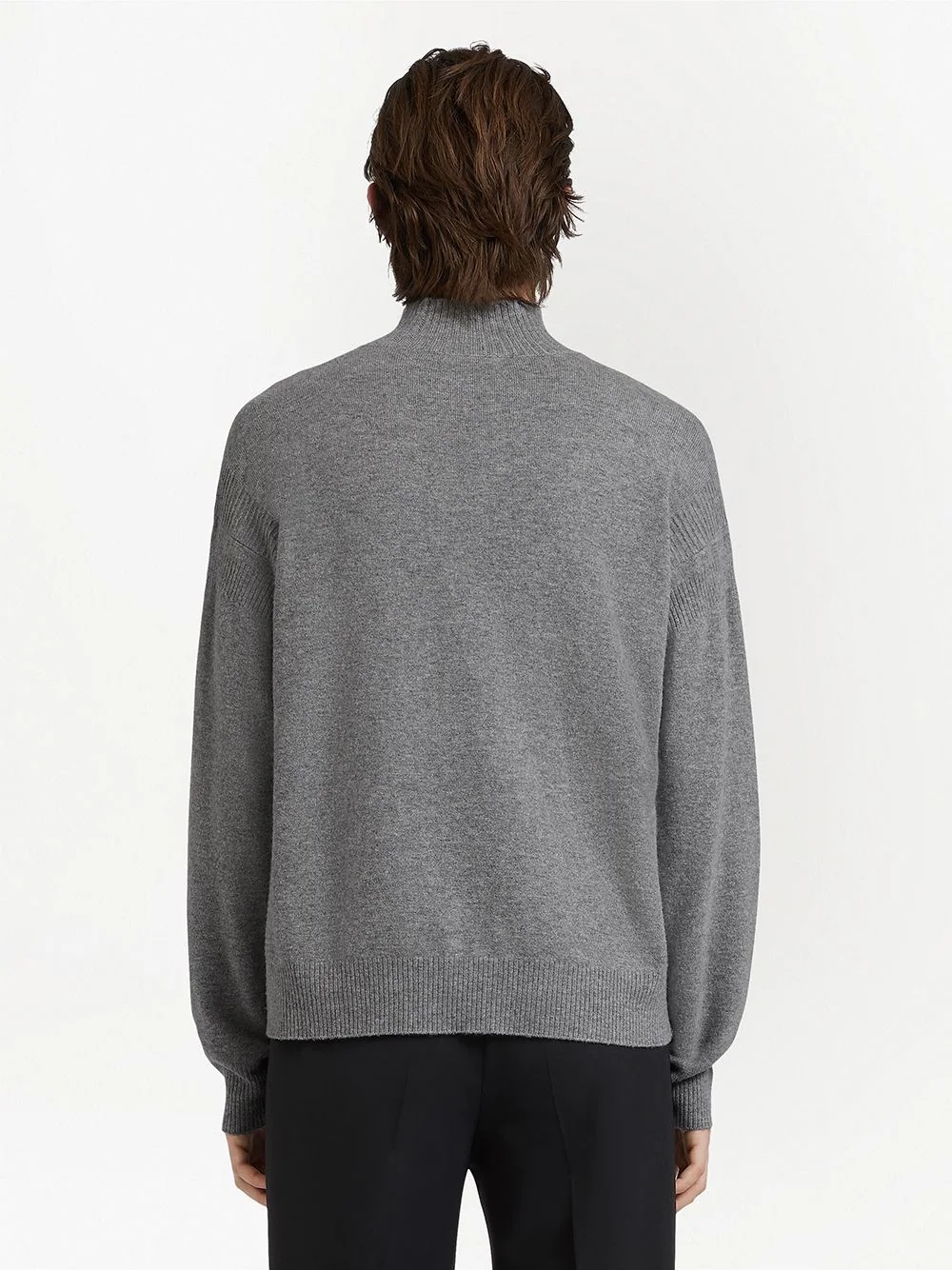 wool-blend funnel-neck jumper - 4