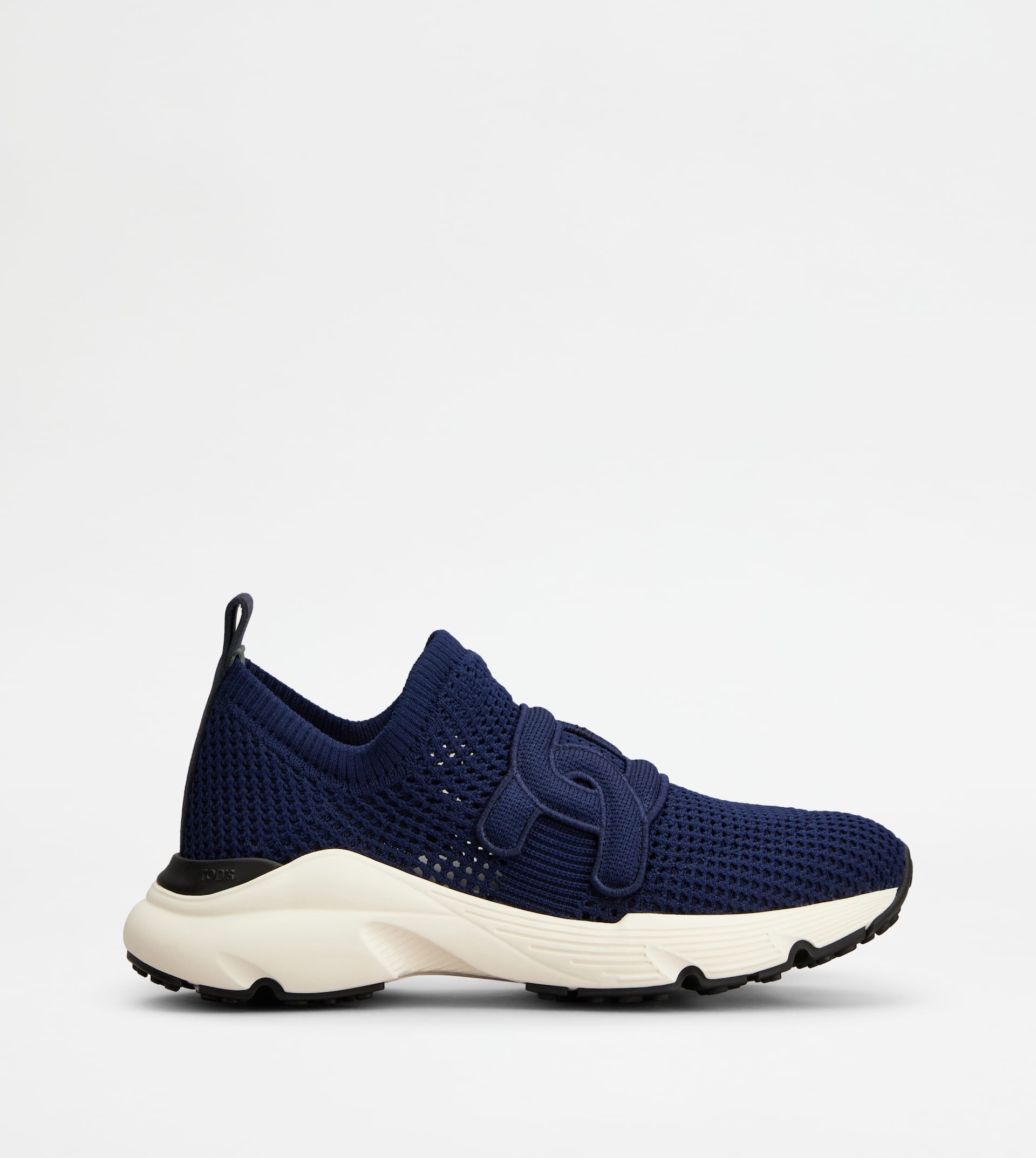 KATE SLIP-ON SNEAKERS IN FABRIC - BLUE - 1