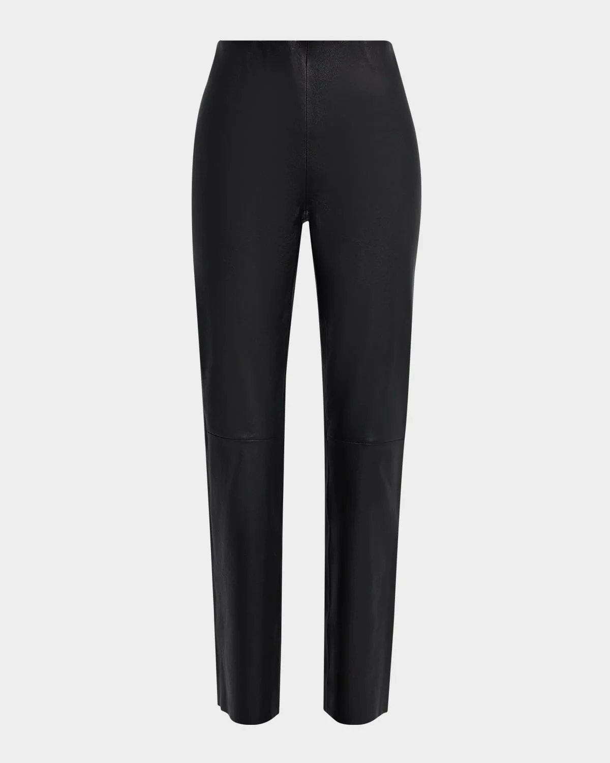 Forentina Slim Lambskin Leather Pants - 1