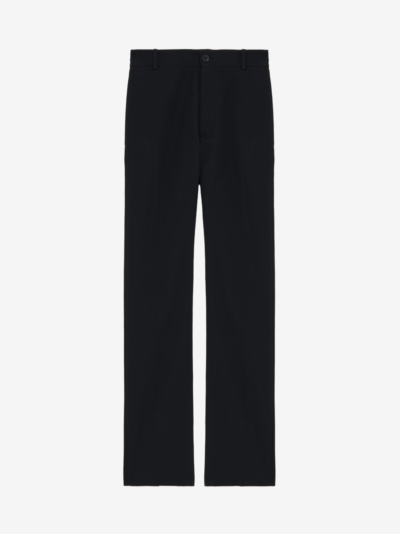 Straight Leg Tailored Trousers 1