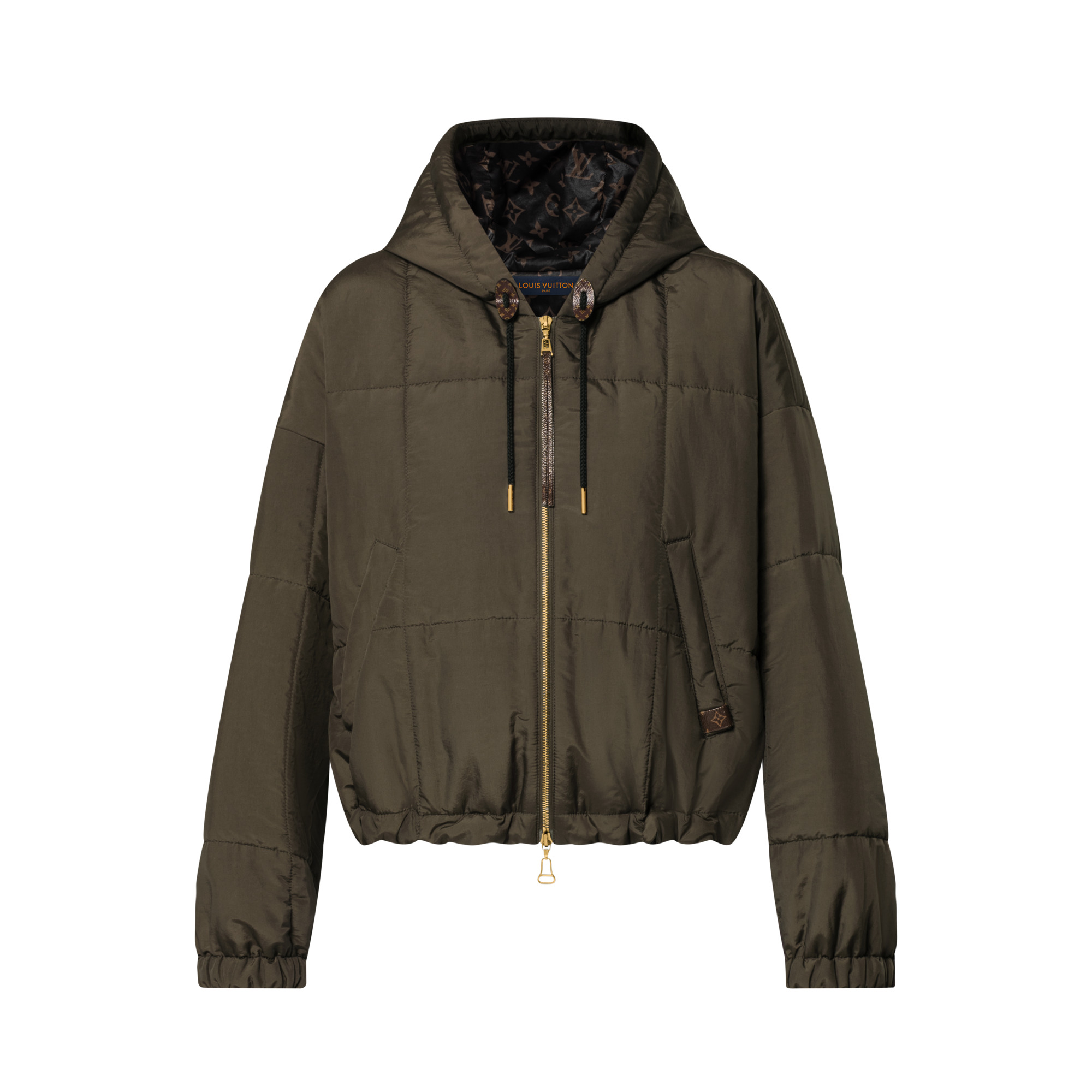 Quilted Zip-Up Jacket - 1