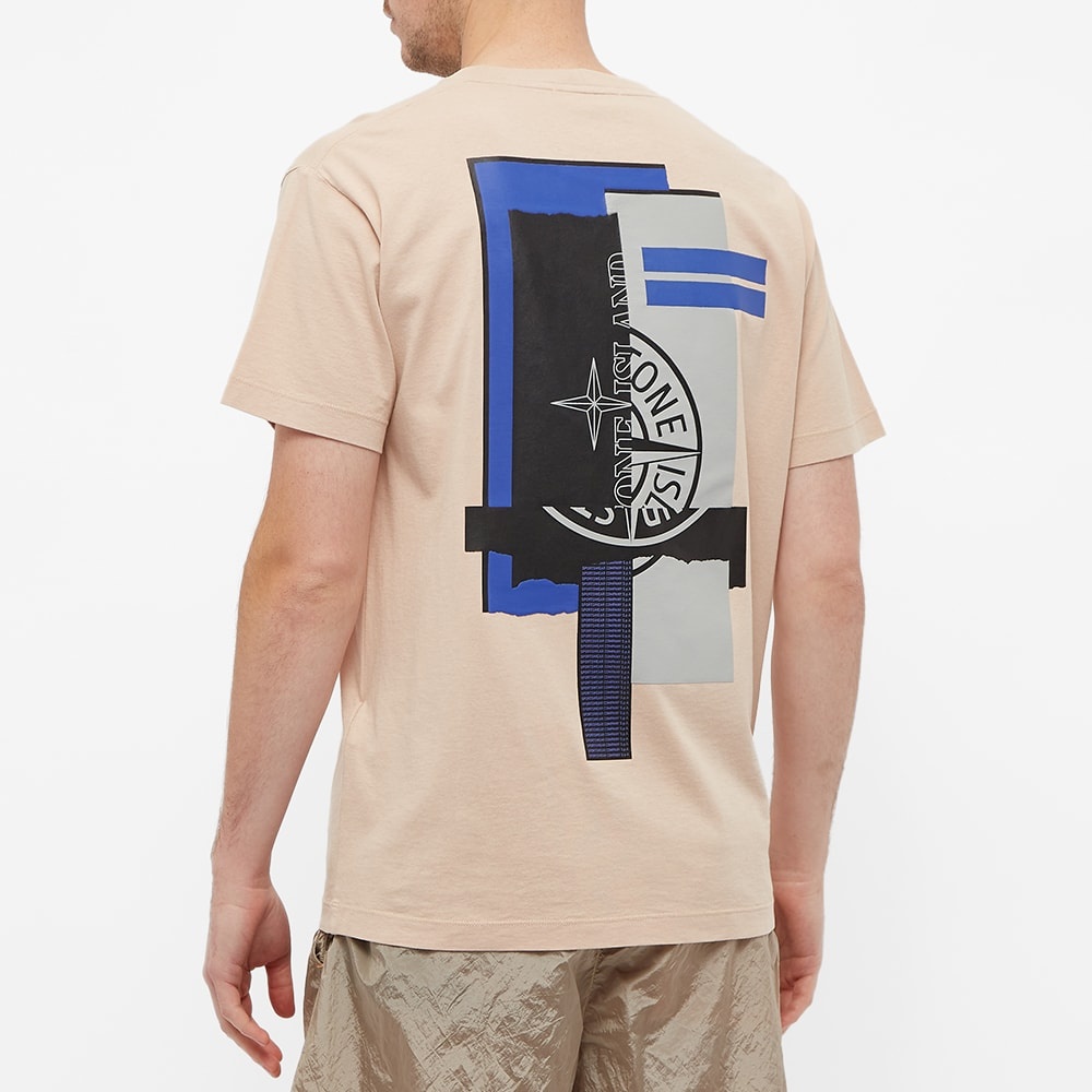 Stone Island Scrap Logo Back  Tee - 5