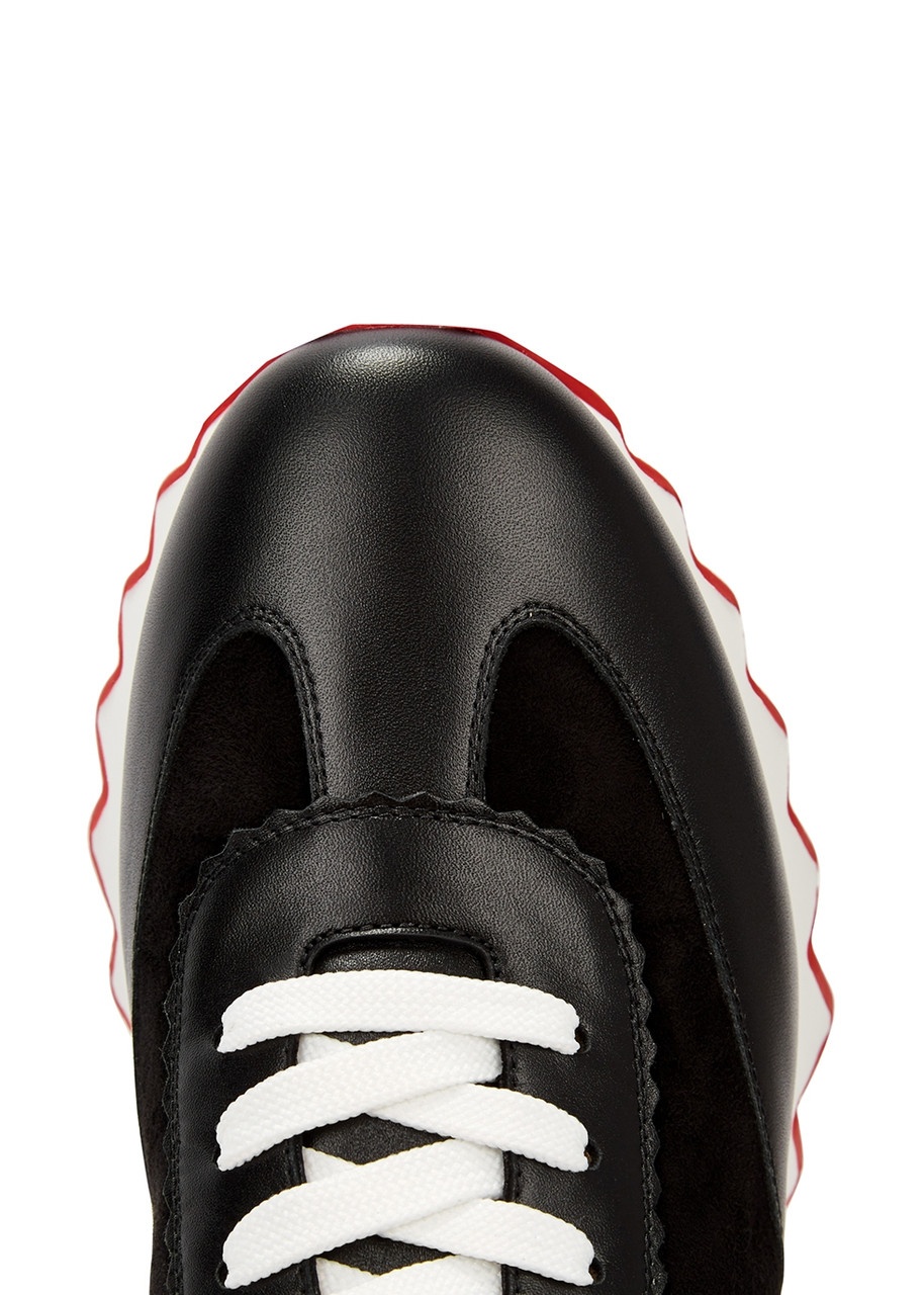 Christian Louboutin Loubishark Donna Black Leather Sneakers - 4