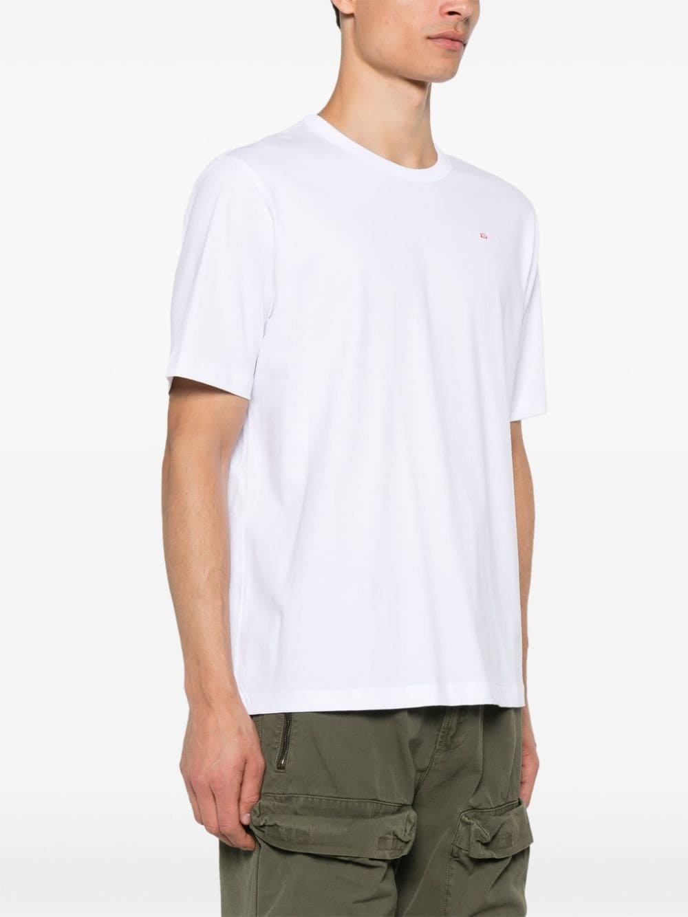 logo-embroidered T-shirt - 3