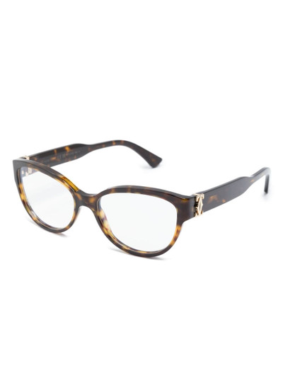 Cartier cat-eye frame glasses outlook