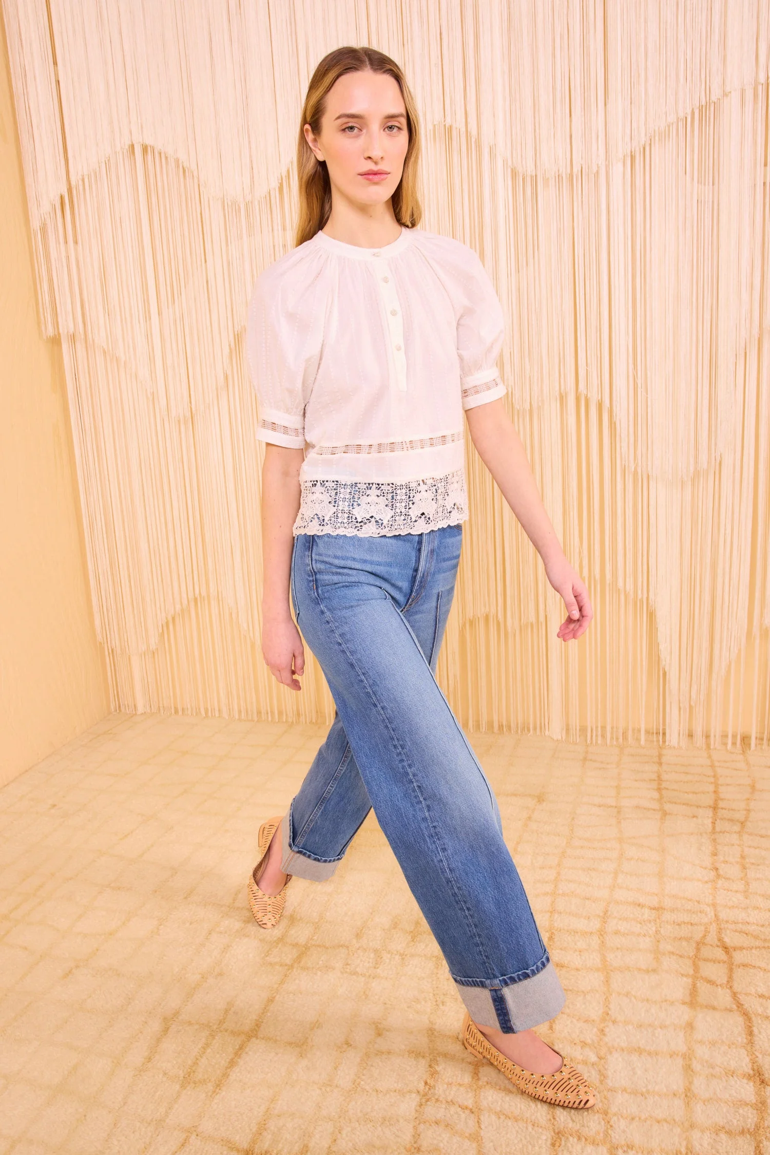 Faye Puff Sleeve Blouse - 1