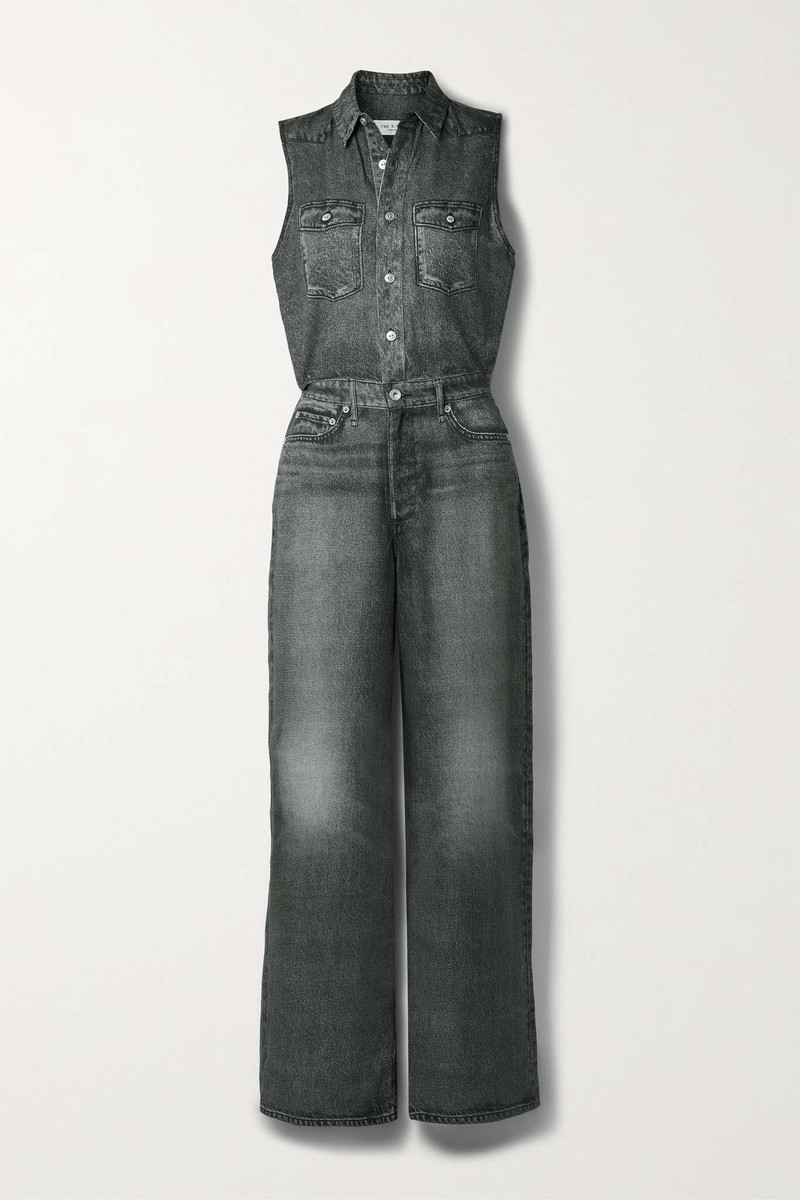 Liquid Miramar printed TENCEL-jersey jumpsuit 1