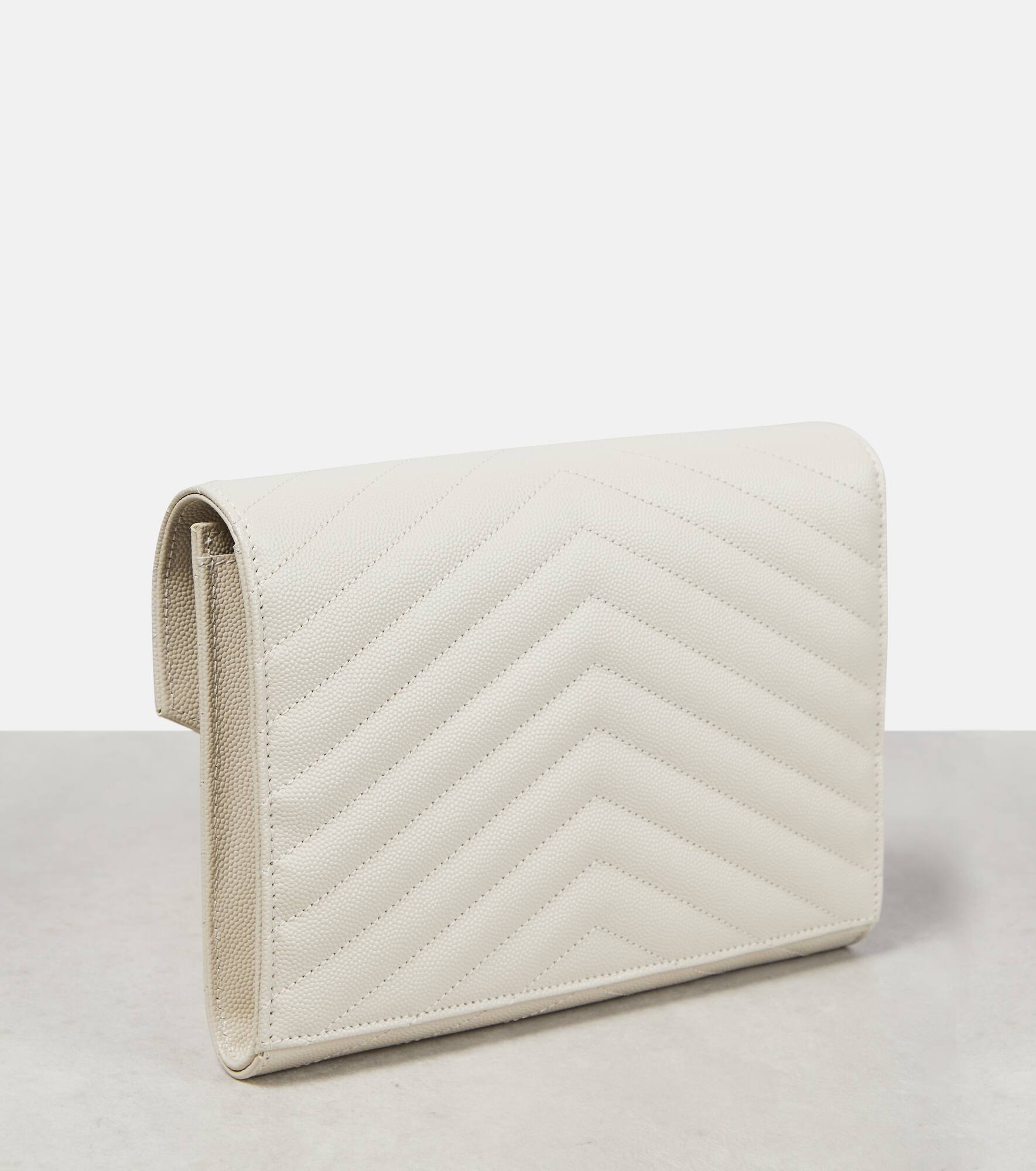 Cassandre Small matelassé leather clutch - 4