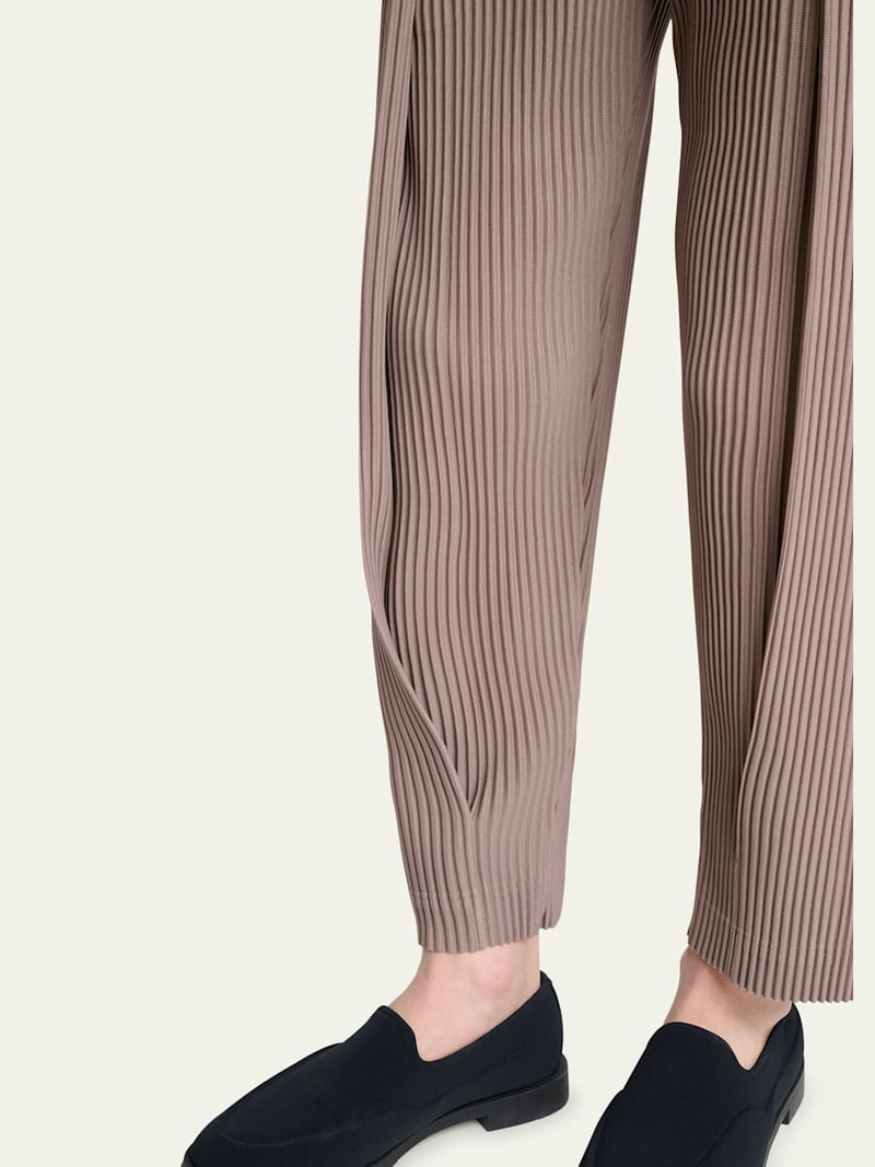 ISSEY MIYAKE Men's Gray Tailored Single Pleat Pants outlook