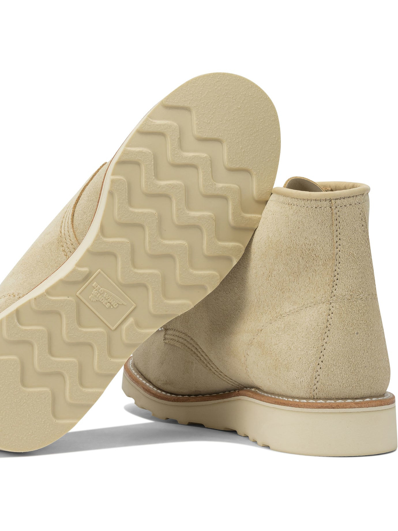 Red Wing Shoes - Red Wing Shoes "6'' Moc Toe 3328 Cream Abilen" Lace-up Ankle Boots - 5