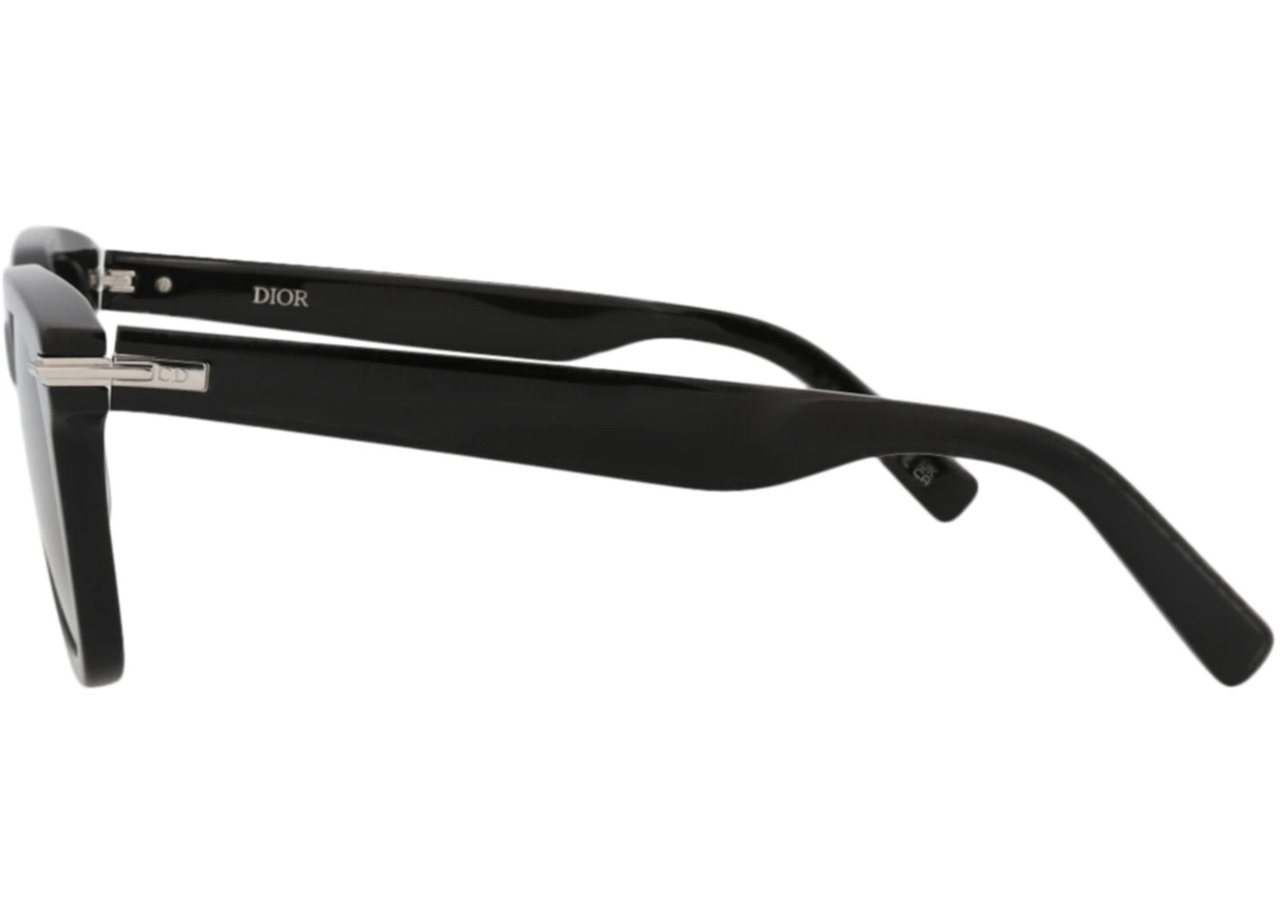 Dior Square-Frame Acetate Sunglasses Black Black Smoke (DM40074I-51-01D) - 3