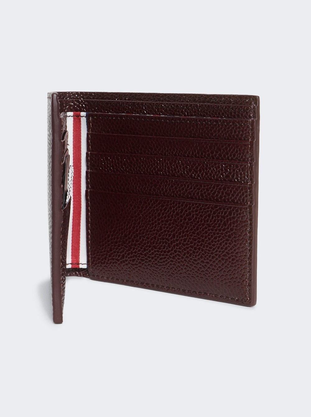 Billfold In Pebble Lucido Burgundy - 2