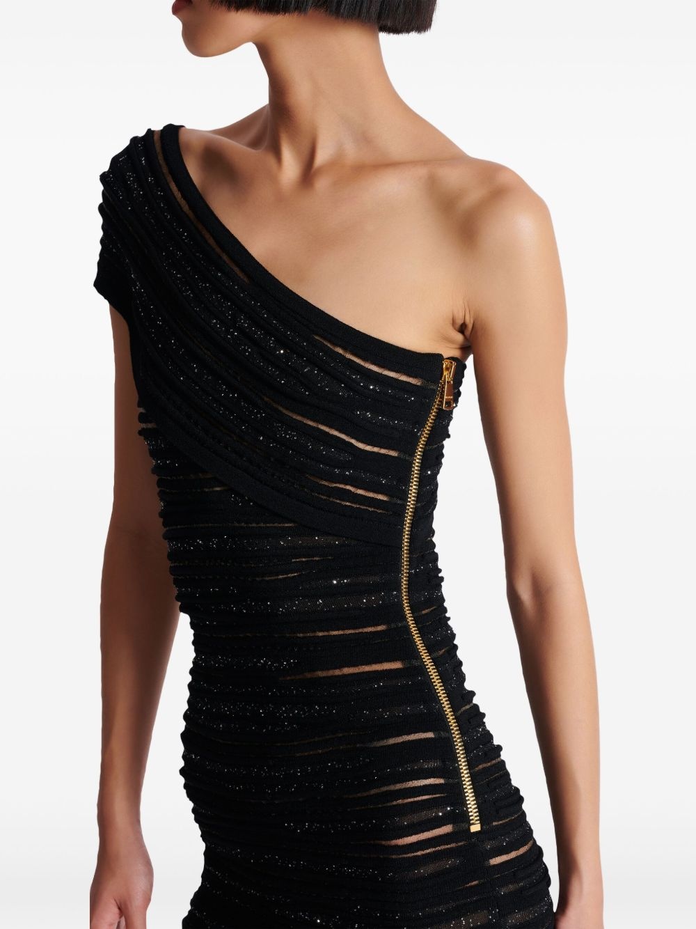 glitter detailing dress - 6