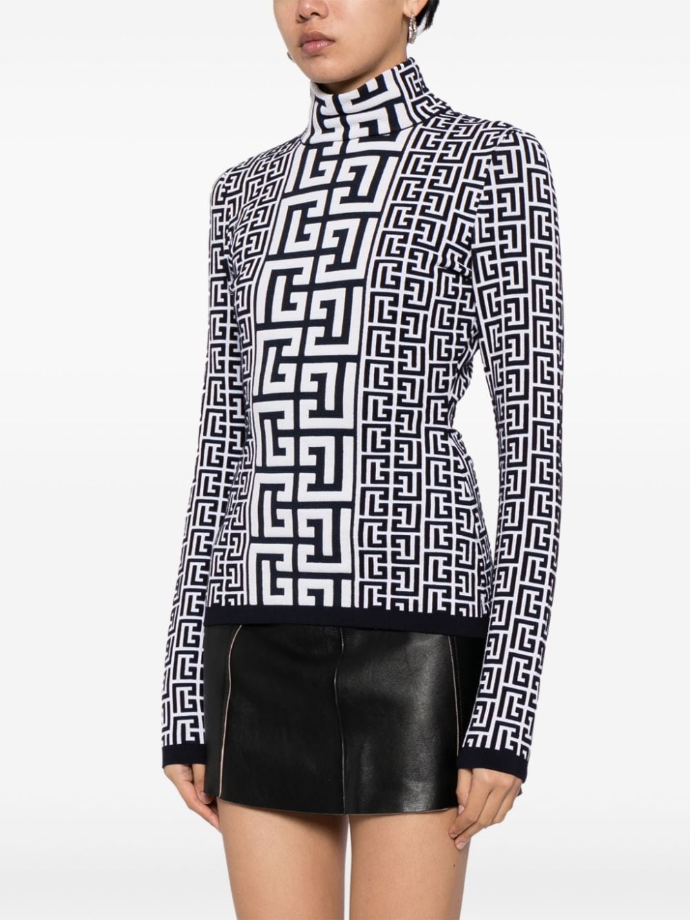 PB Monogram-pattern jumper - 3