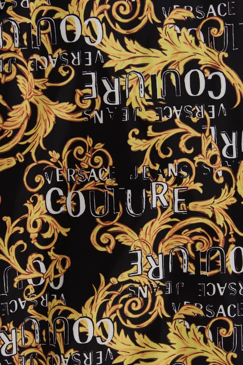 Logo print reversible bomber 5