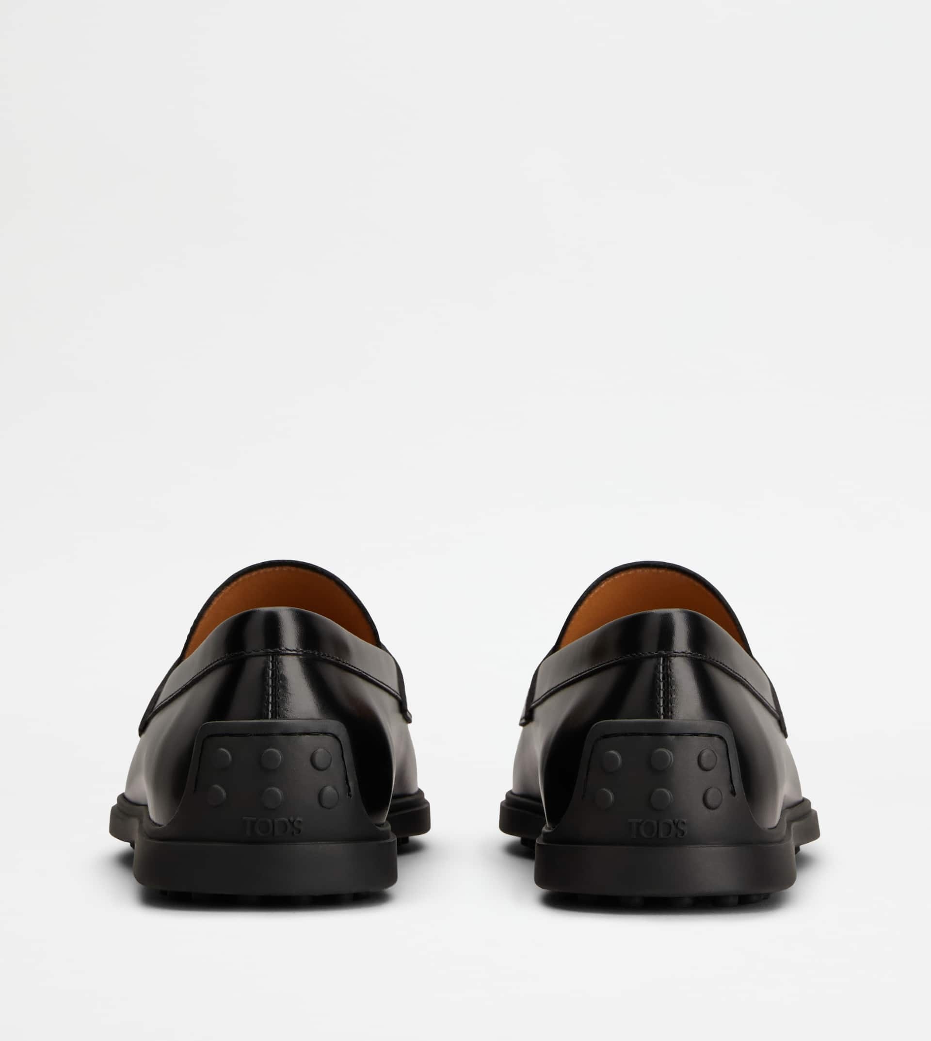LOAFERS IN LEATHER - BLACK - 3