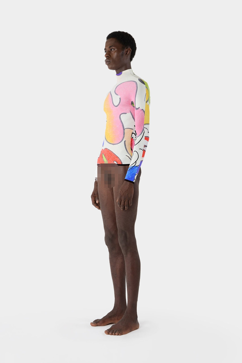 WHATEVER PRINT SUPERSTRETCH LONGSLEEVE T-SHIRT 3