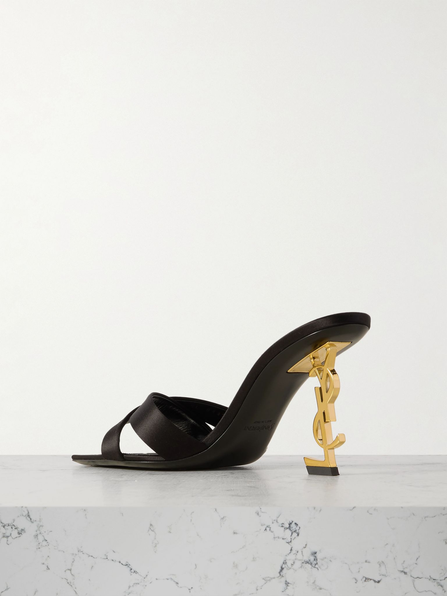 Opyum satin mules Black - 3