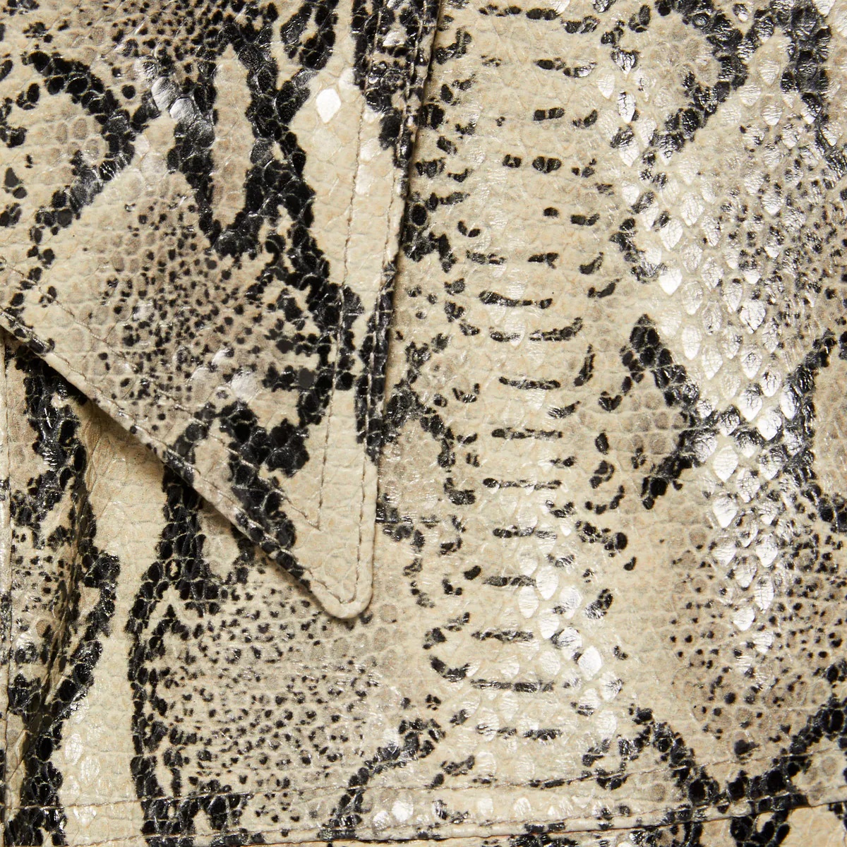 Python print leather jacket - 6