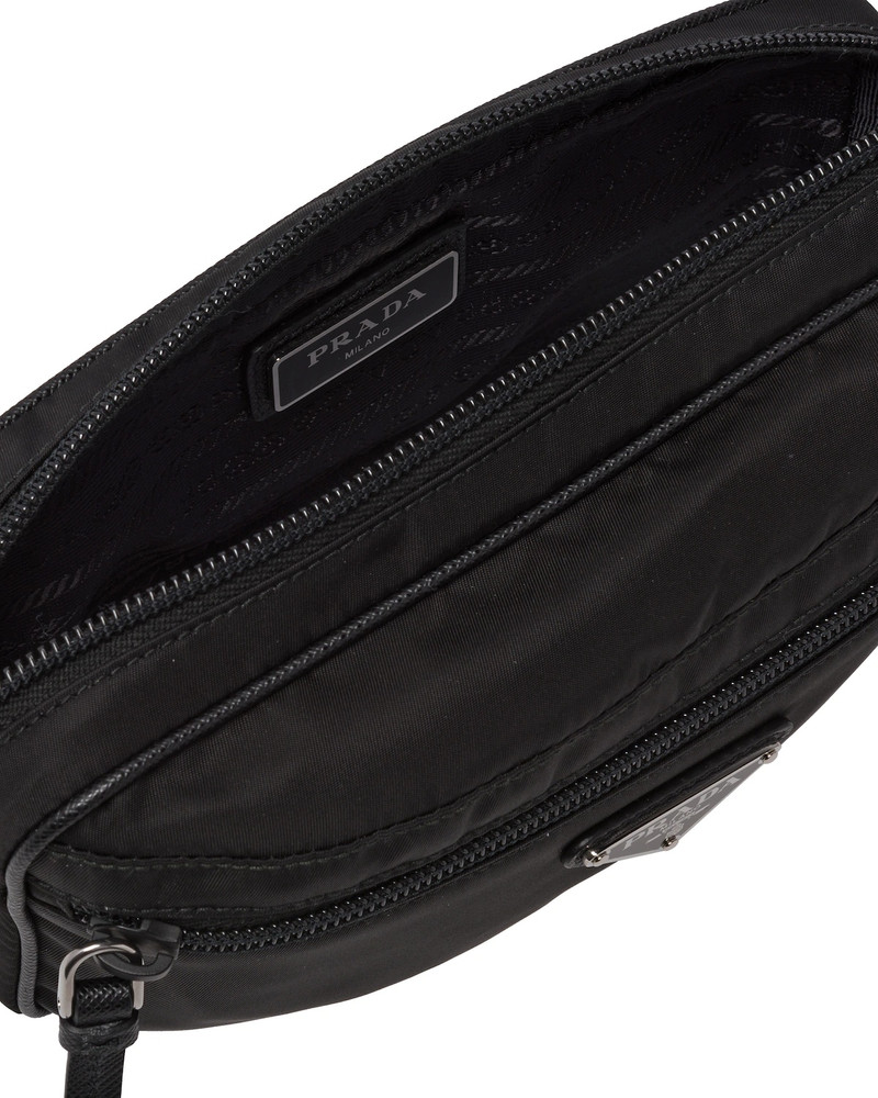 Fabric and leather belt bag 5