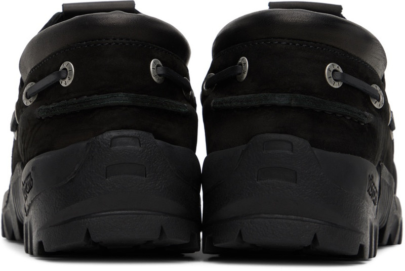 FILIPPA K Black Vibram Sole Boat Shoes outlook