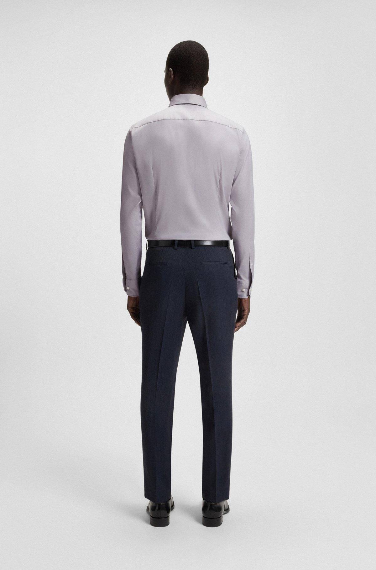 SLIM-FIT SHIRT IN AN ITALIAN COTTON - 5