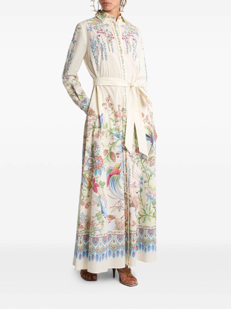 Etro floral-print shirt dress outlook