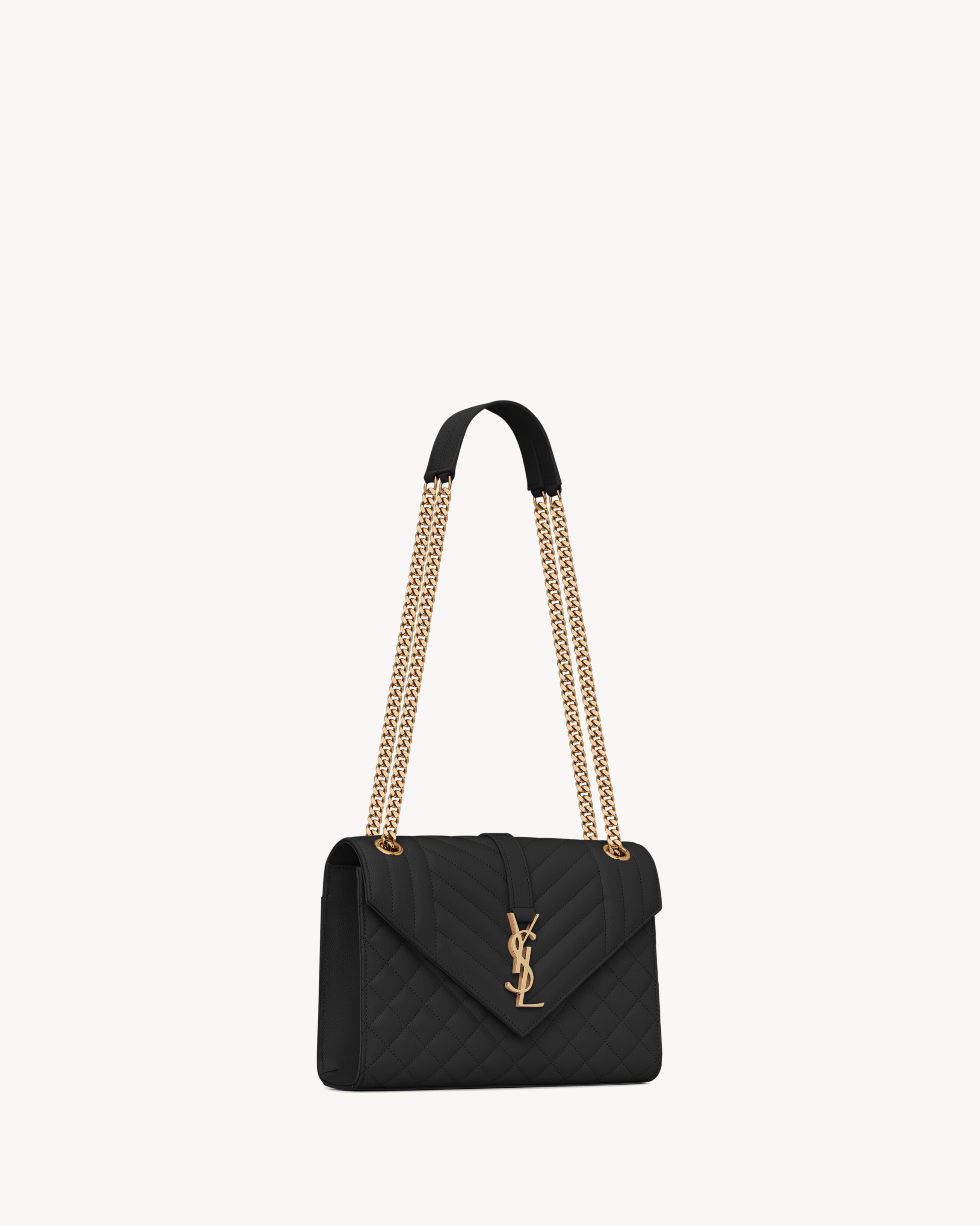 ENVELOPE MEDIUM IN QUILTED GRAIN DE POUDRE EMBOSSED LEATHER - 5