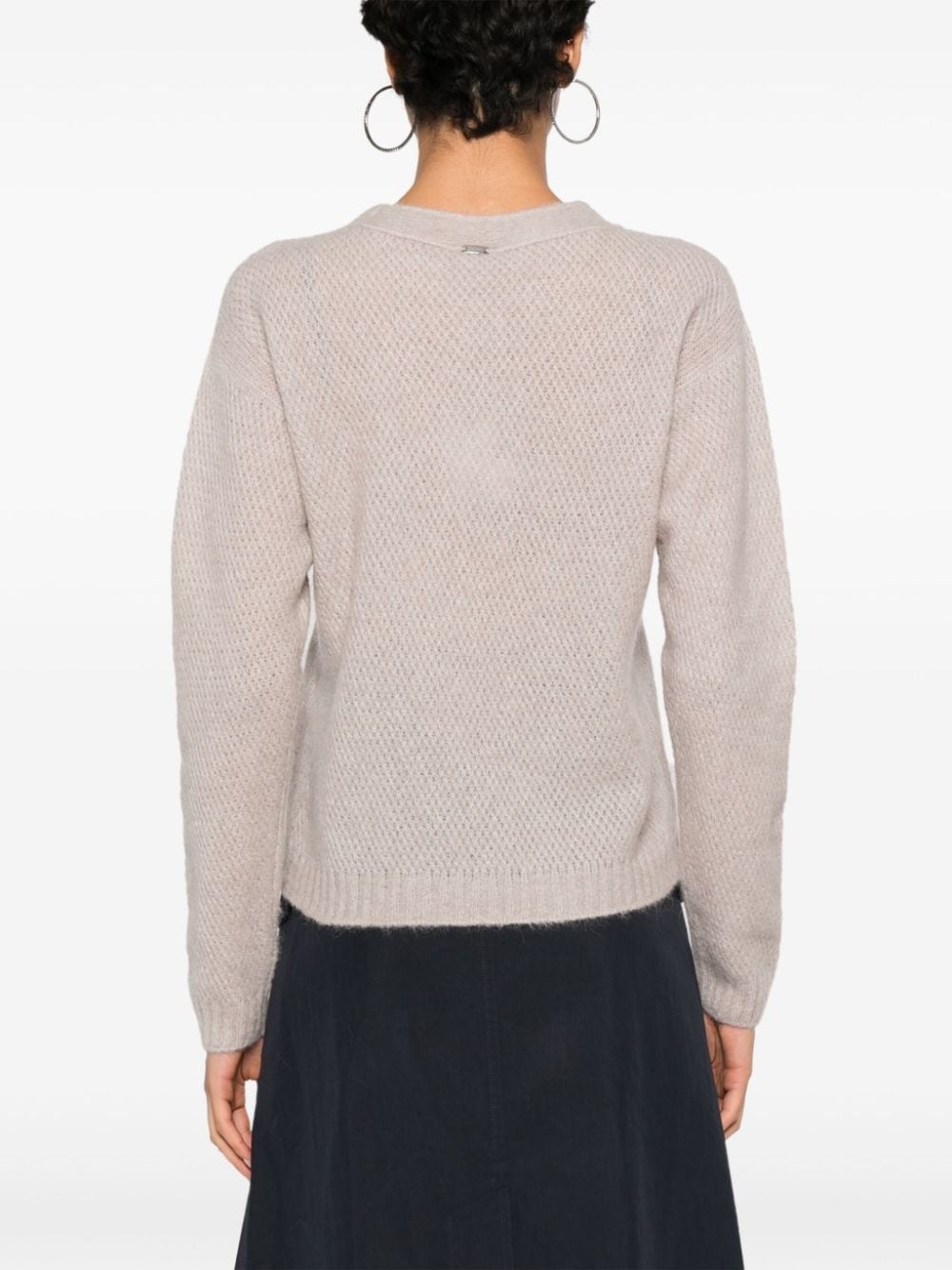 logo-plaque sweater - 4